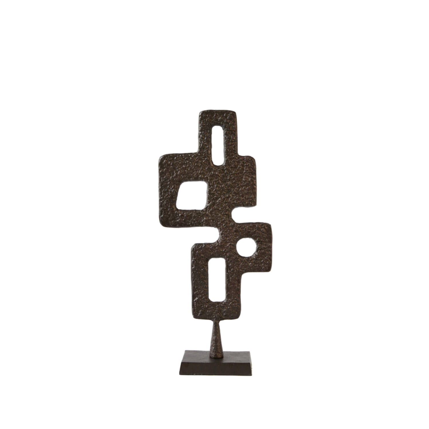 Ornament on base 23,5x10x54 cm VEX dark brown
