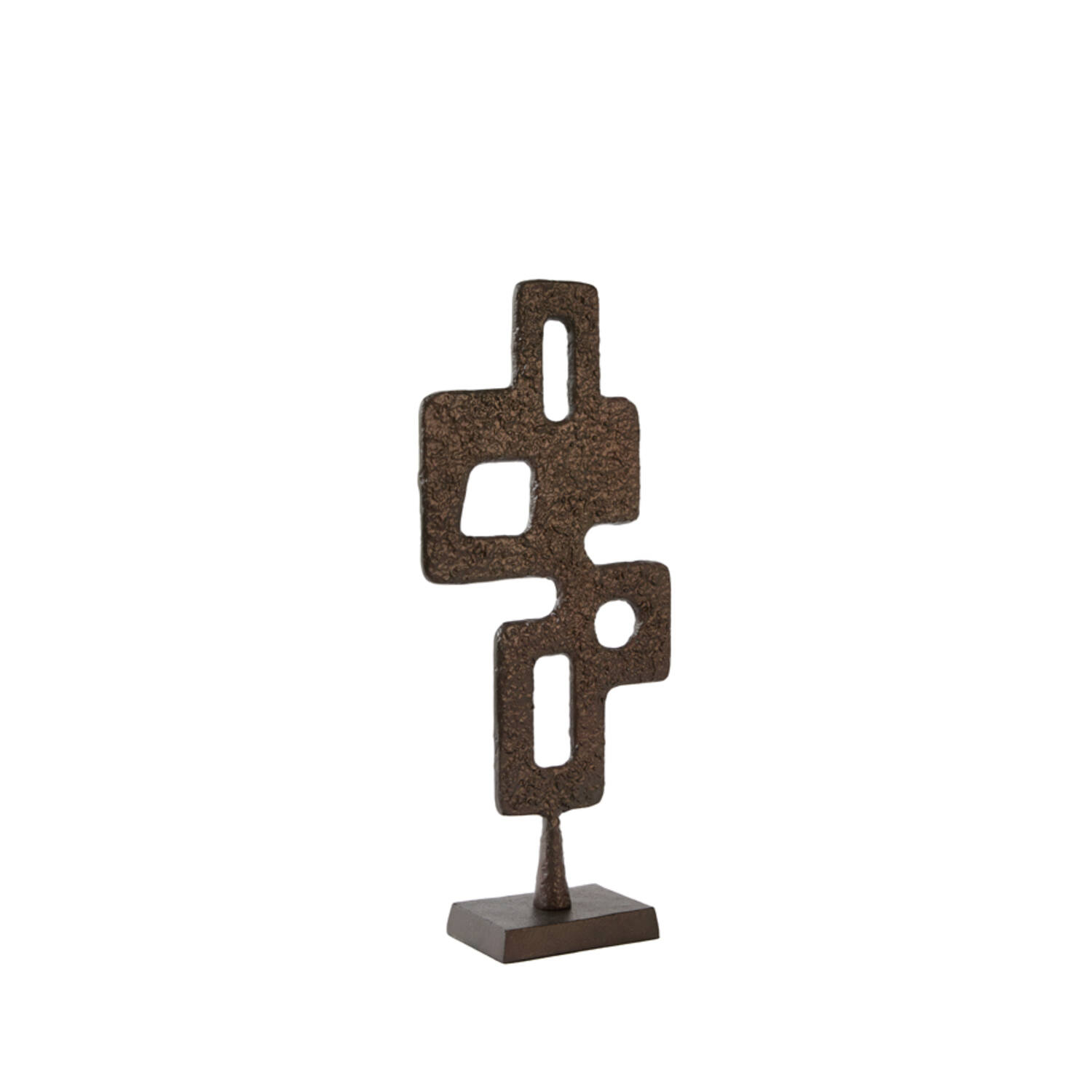 Ornament on base 23,5x10x54 cm VEX dark brown
