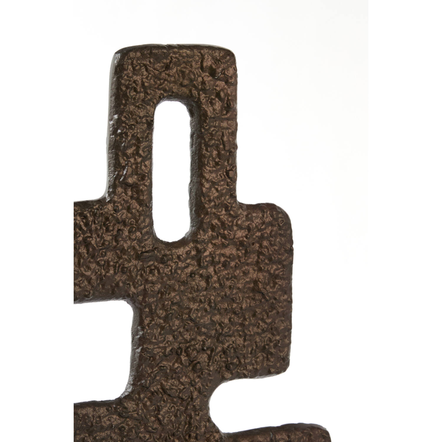 Ornament on base 23,5x10x54 cm VEX dark brown