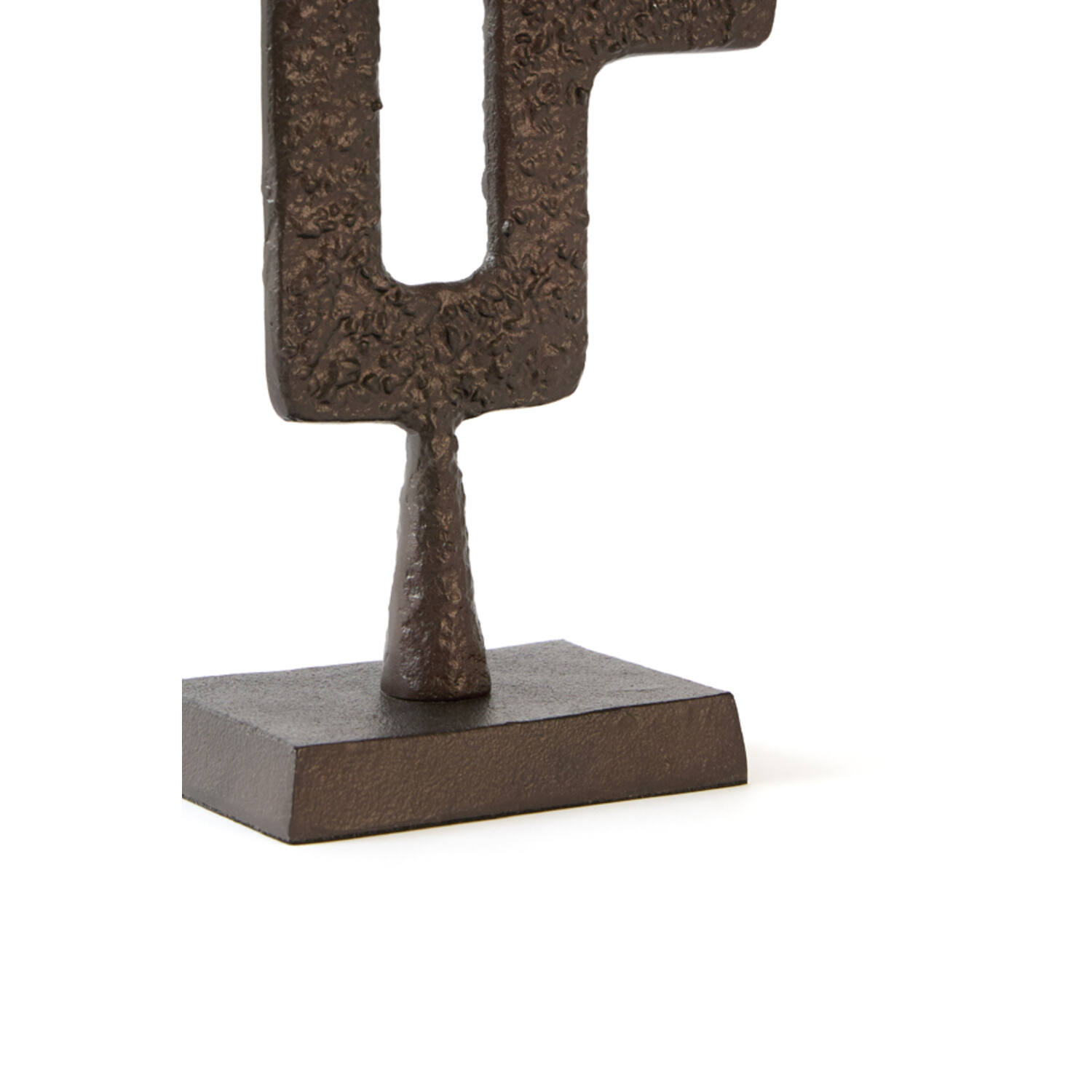 Ornament on base 23,5x10x54 cm VEX dark brown