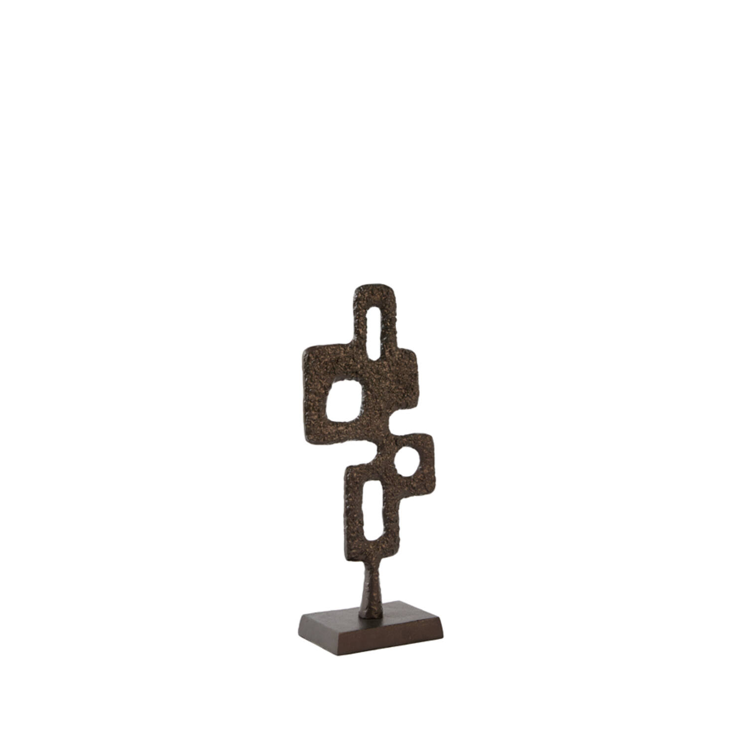 Ornament on base 18x10x44 cm VEX dark brown