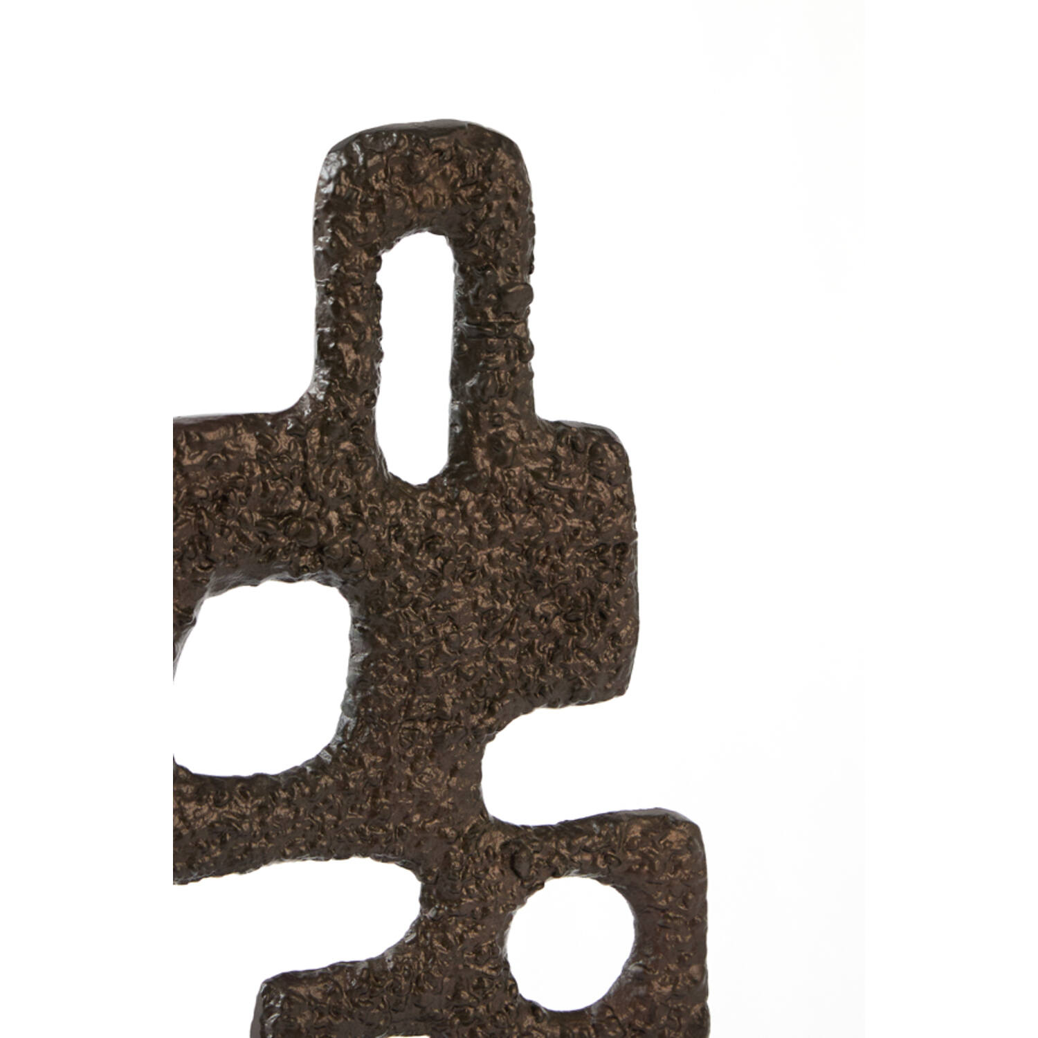 Ornament on base 18x10x44 cm VEX dark brown