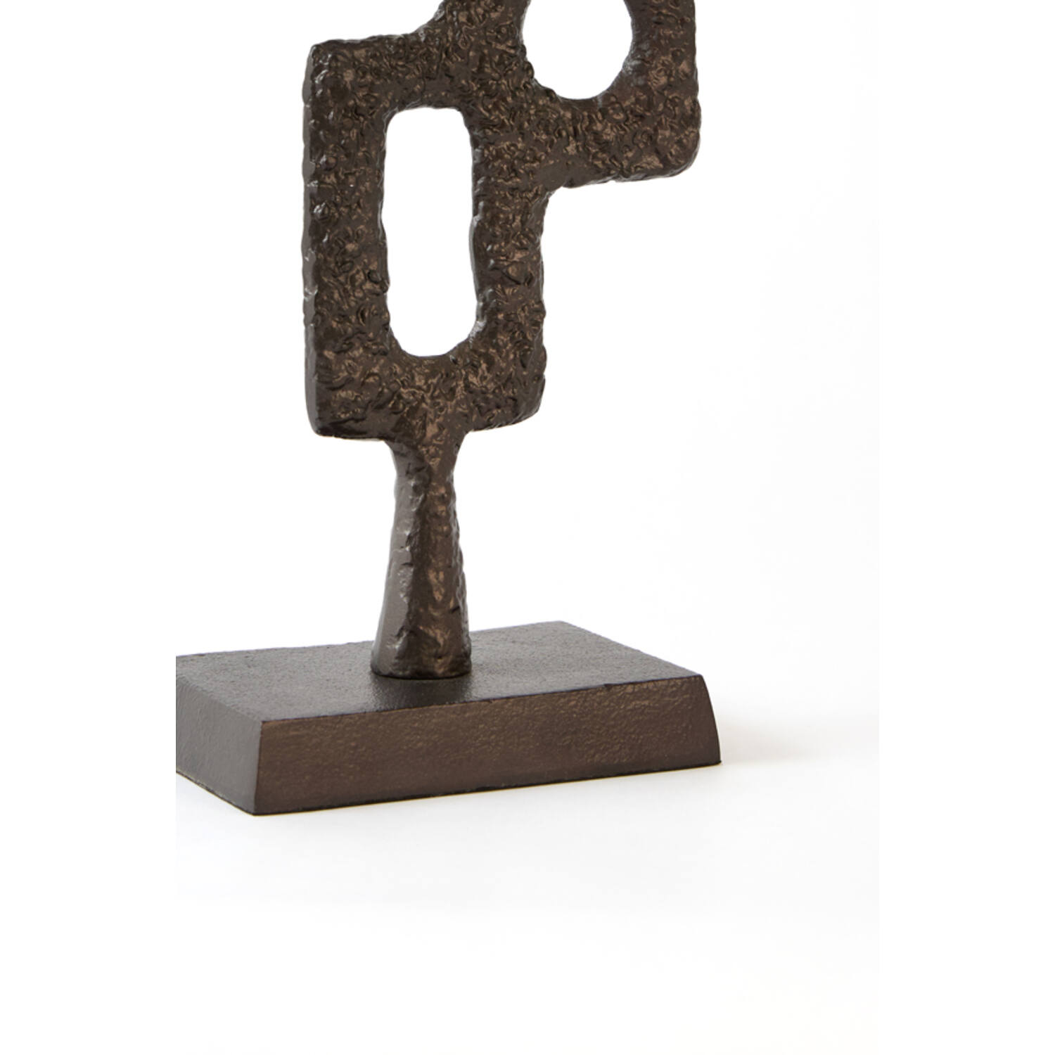 Ornament on base 18x10x44 cm VEX dark brown