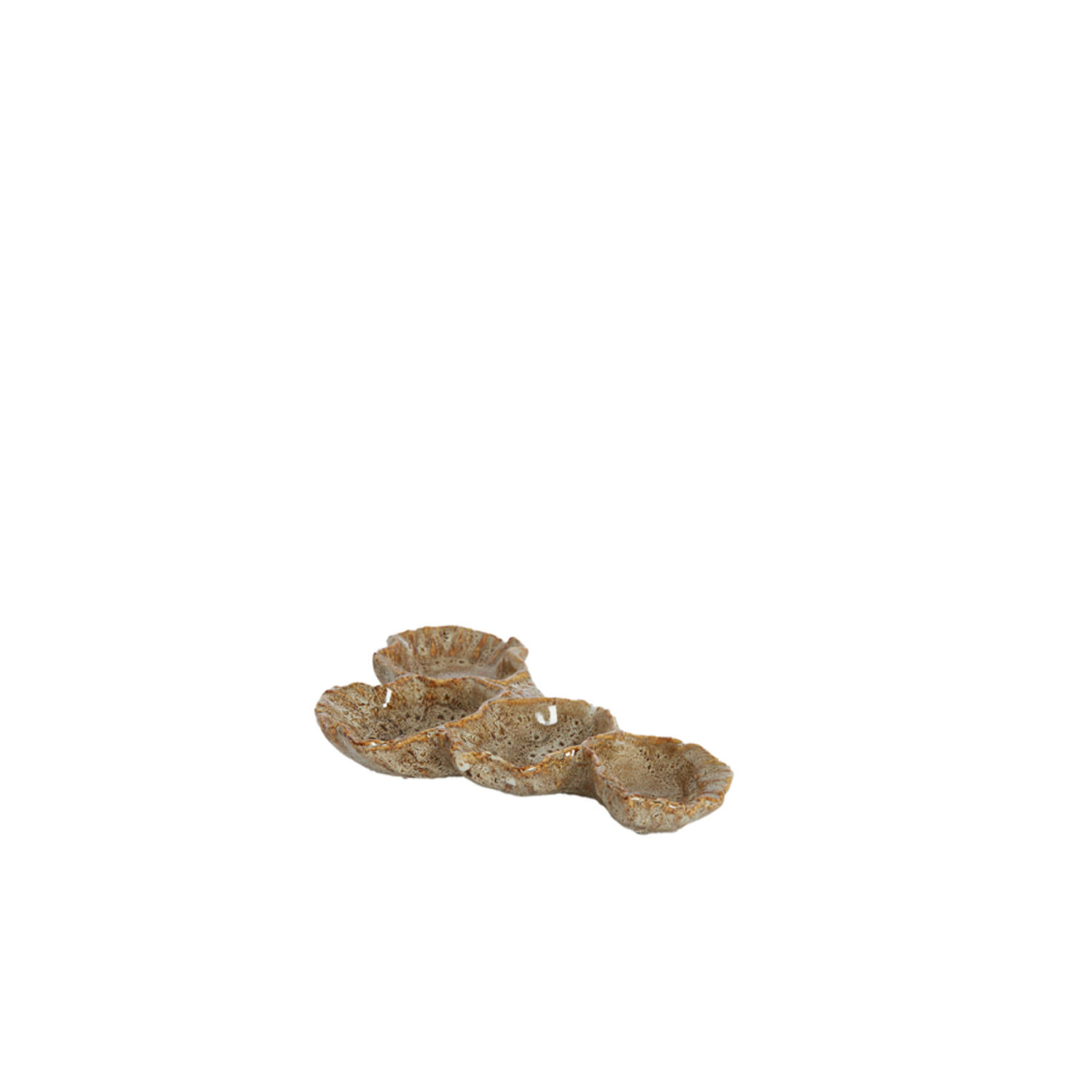 Ornament 23,5x13x3 cm CINDEL ceramics brown