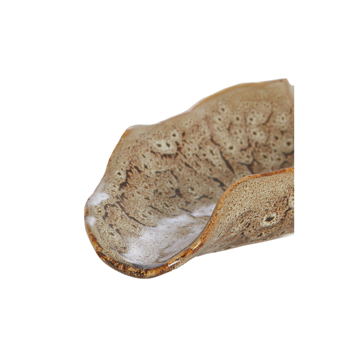 Ornament 22,5x10,5x5 cm NYMIA ceramics brown