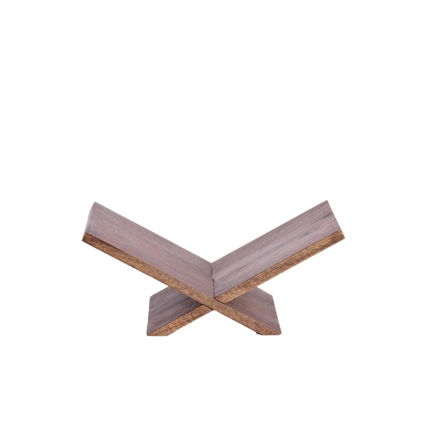 Boekenstandaard 36x25x15,5 cm TONOSI hout bruin