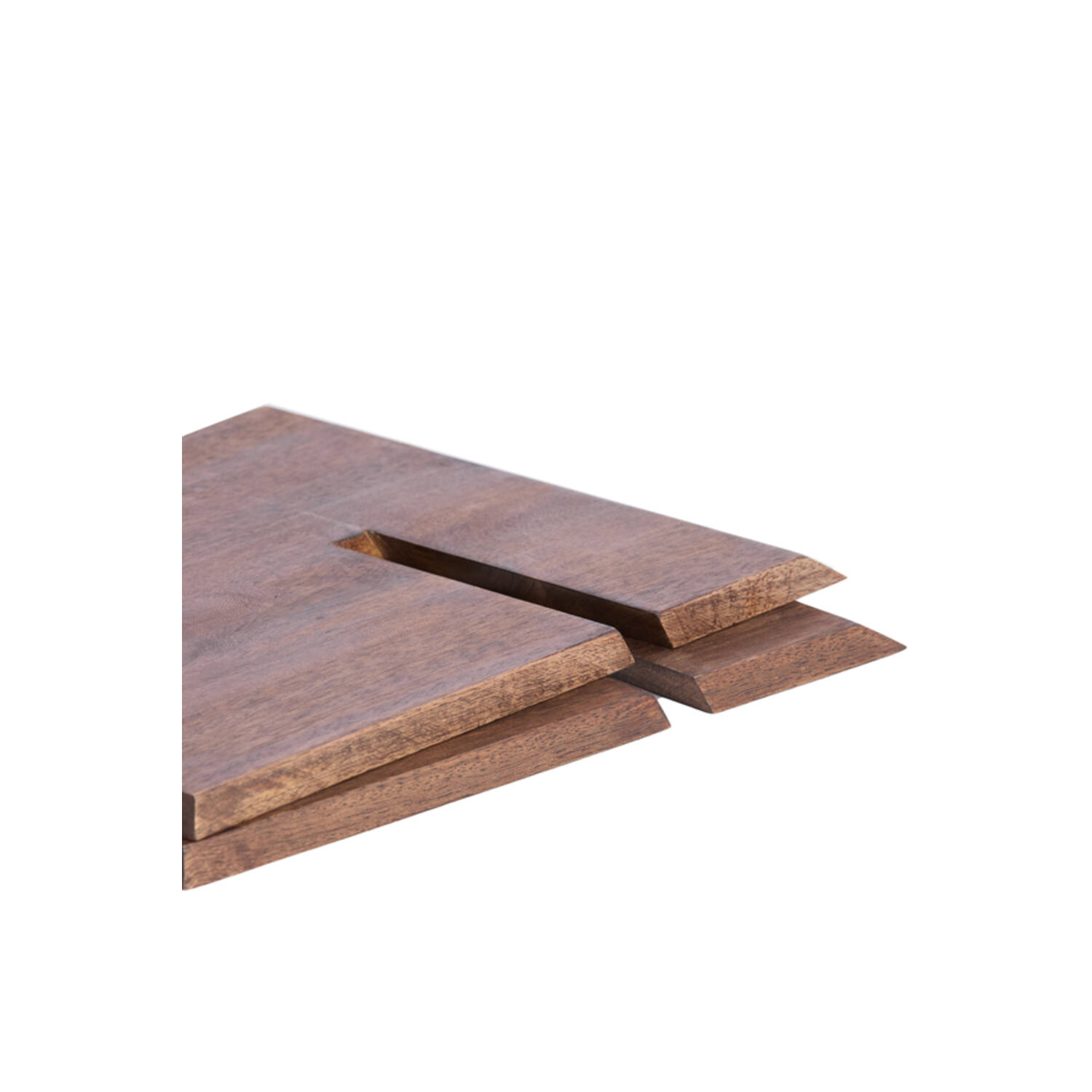 Boekenstandaard 36x25x15,5 cm TONOSI hout bruin