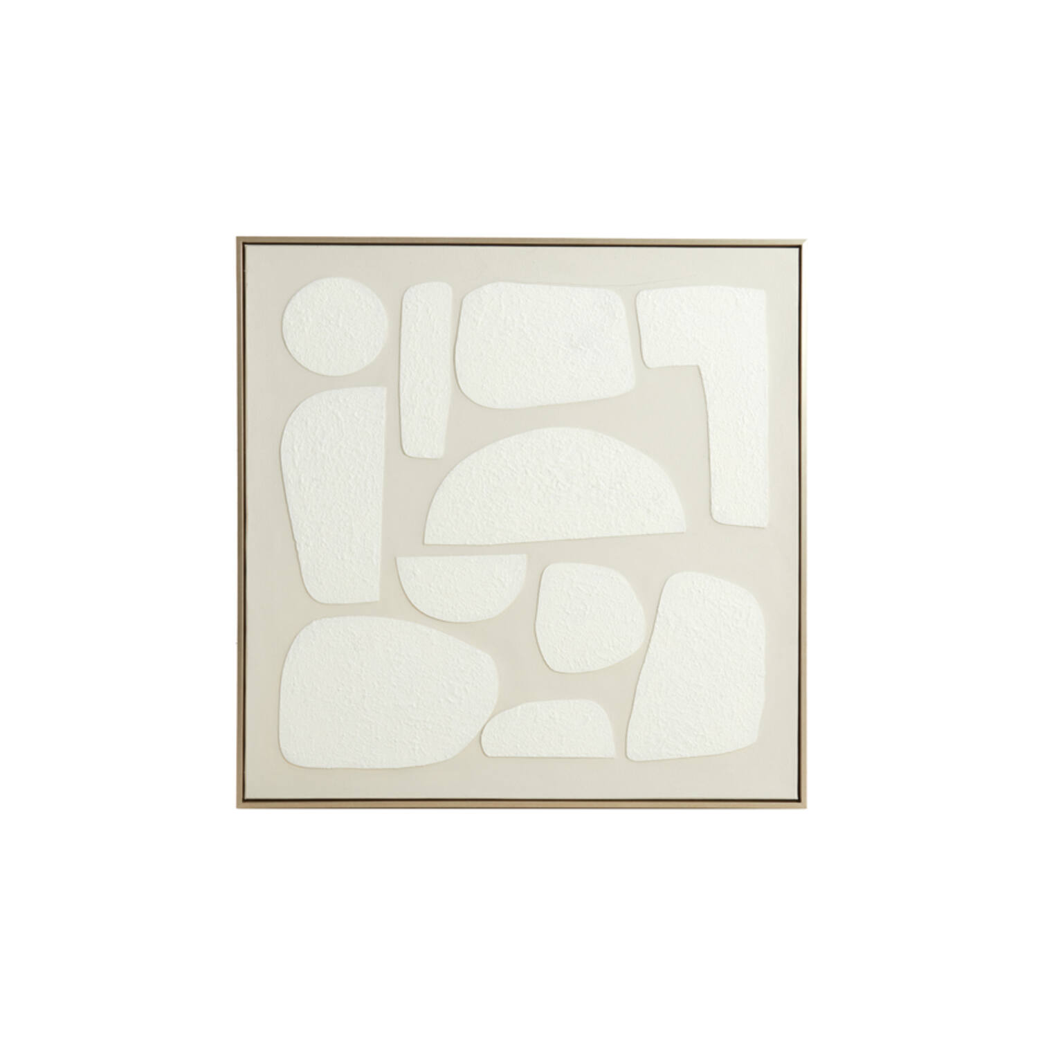 Wandornament 80x3,5x80 cm NIEVES zand+crème