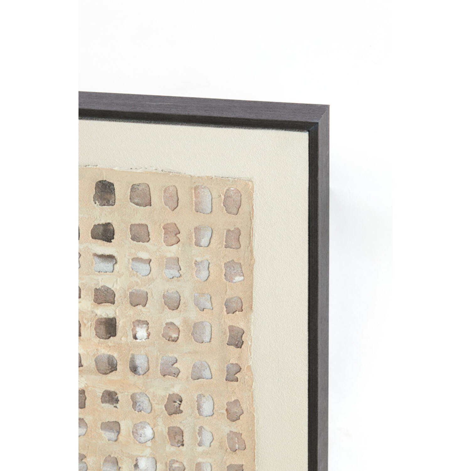 Wandornament 60x3,5x80 cm DEHESA crème+zand+taupe