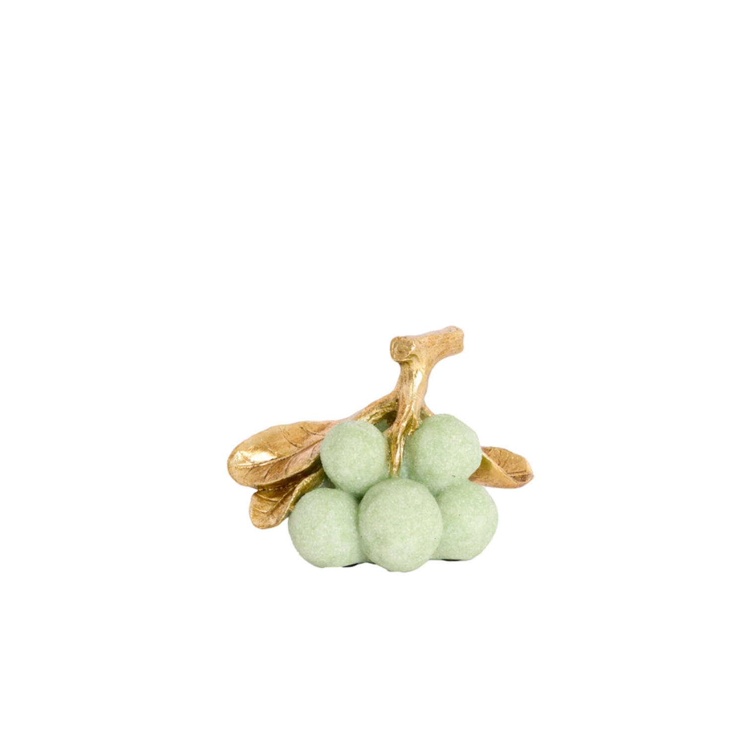 Ornament 16,5x11x11,5 cm JAGODY green+antique bronze