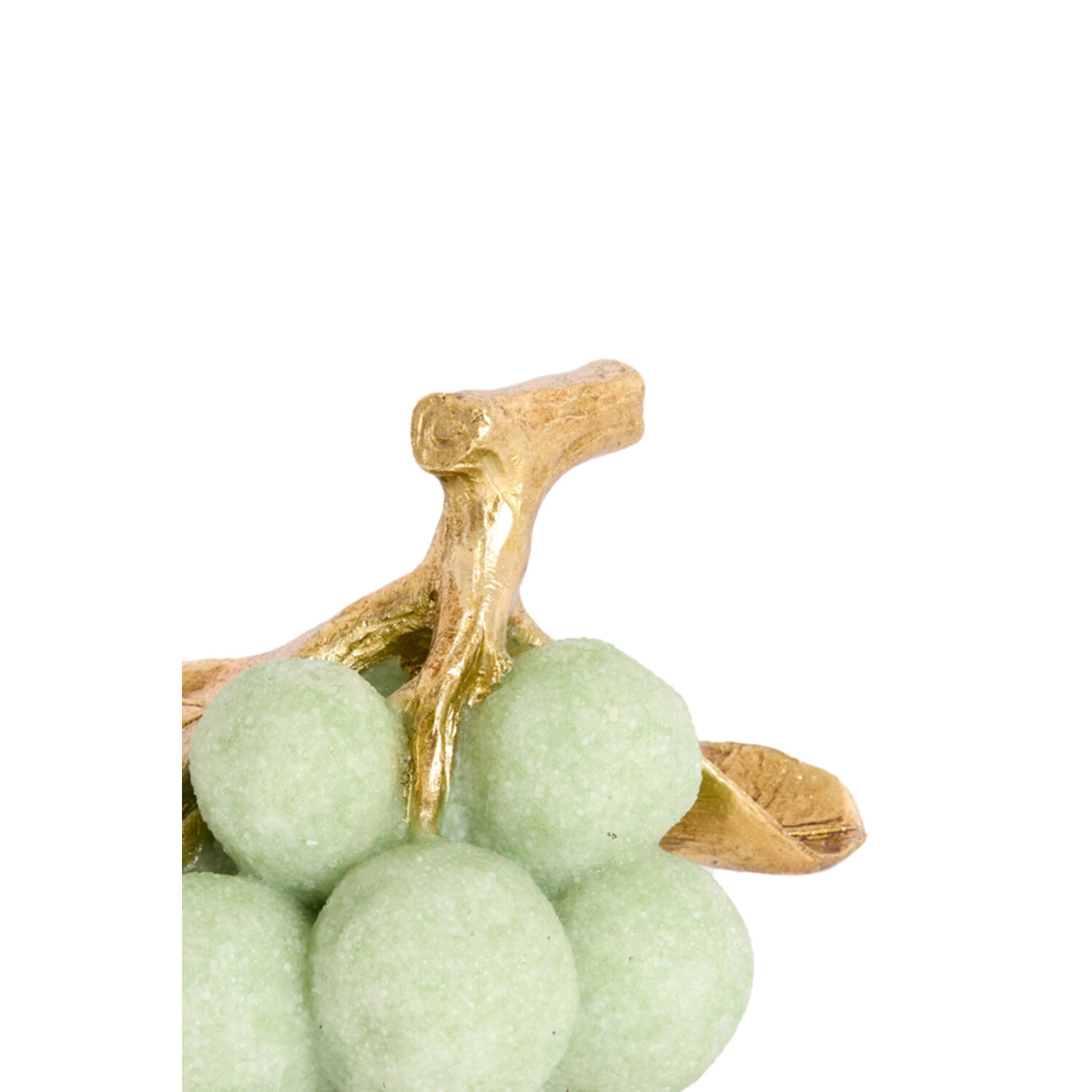 Ornament 16,5x11x11,5 cm JAGODY green+antique bronze