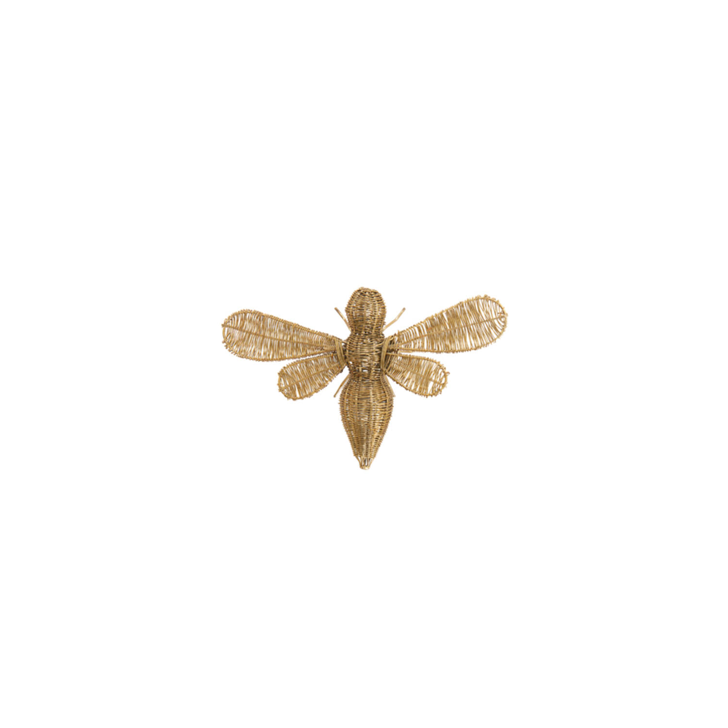 Ornament 24x14,5x5,5 cm CICADA gold