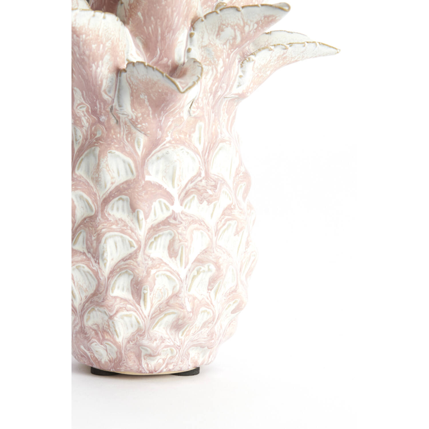 Ornament Ø15,5x21,5 cm NANASI ceramics light pink