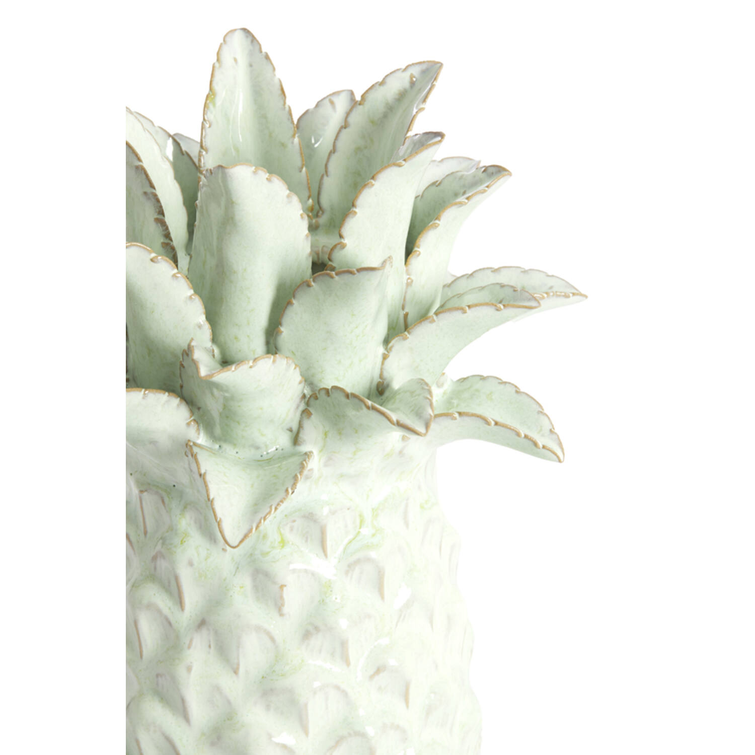 Ornament Ø18x30,5 cm NANASI ceramics mint green