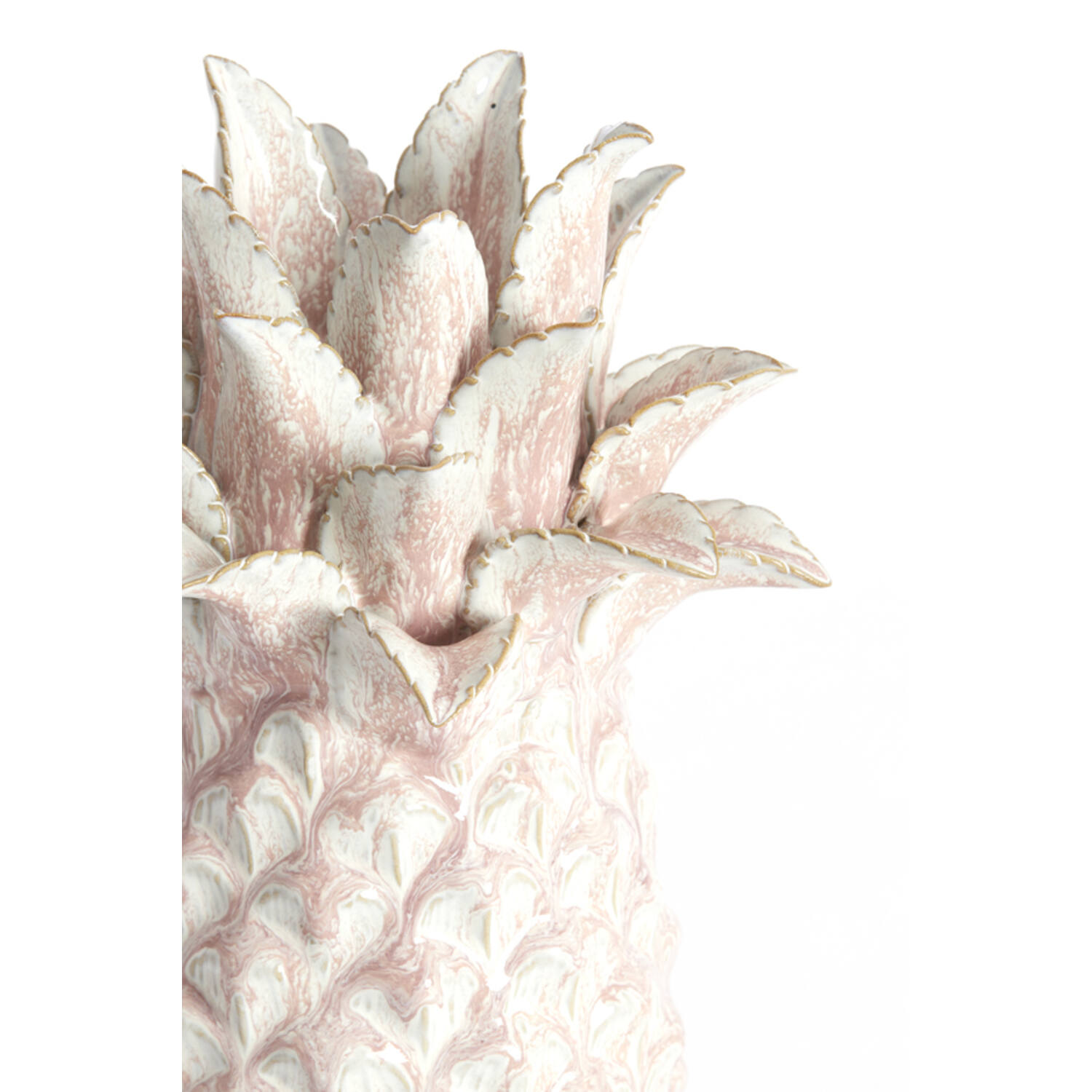 Ornament Ø18x30,5 cm NANASI ceramics light pink