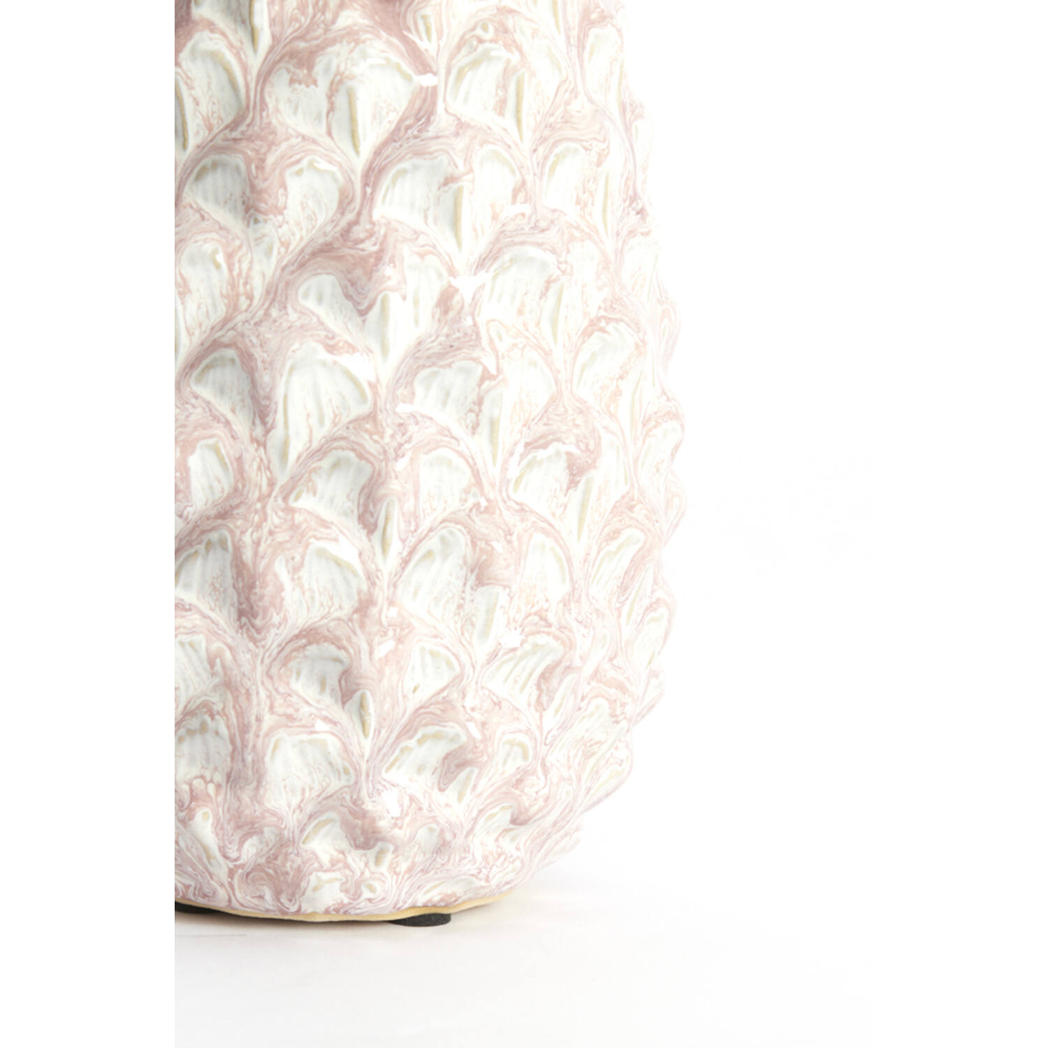 Ornament Ø18x30,5 cm NANASI ceramics light pink