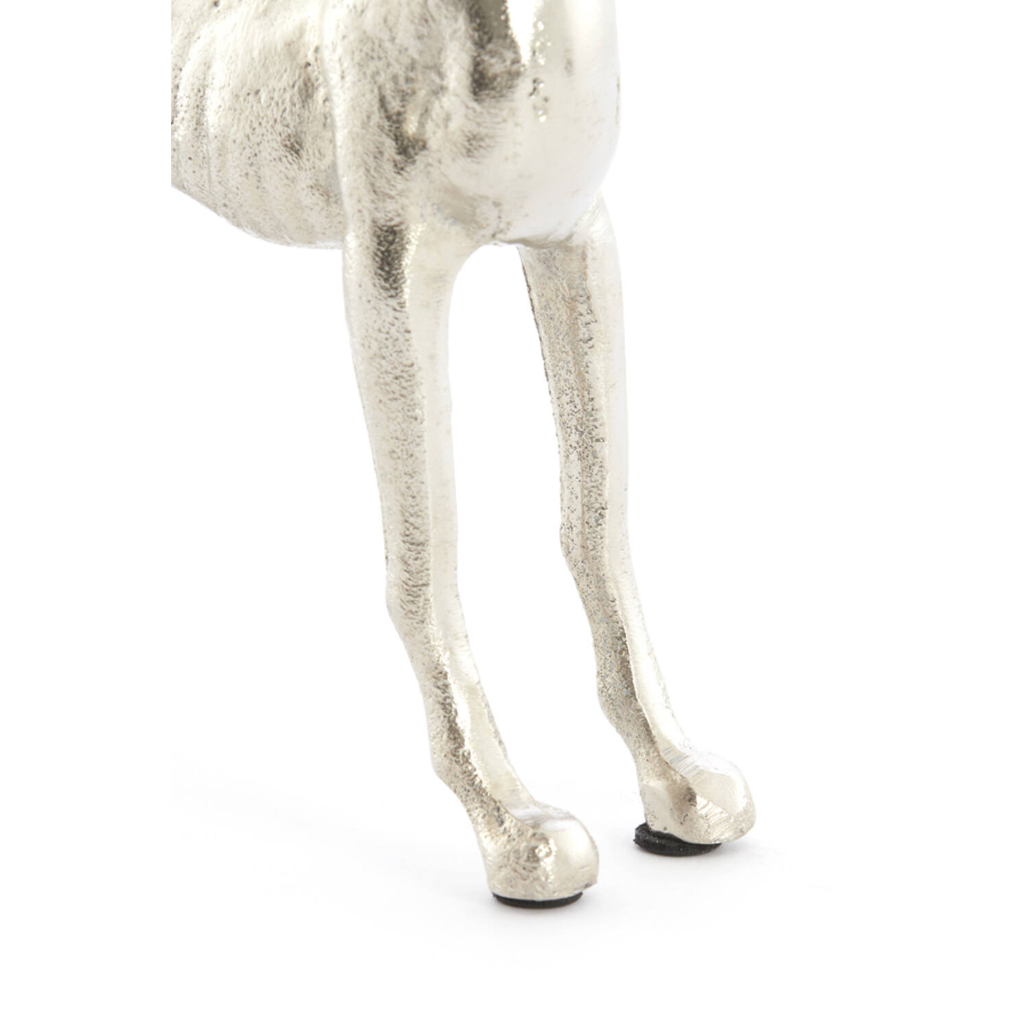 Ornament S/2 17x8x18+17x8x18 cm DOGS nickel