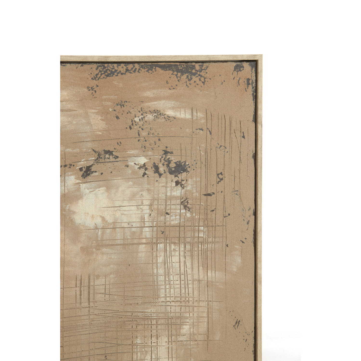 Wall ornament 90x3x120 cm ZIRELLE cream+sand+brown