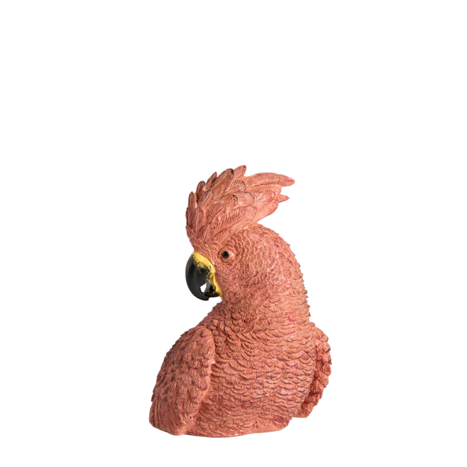 Ornament 10,5x9,5x16 cm PARROT dark pink