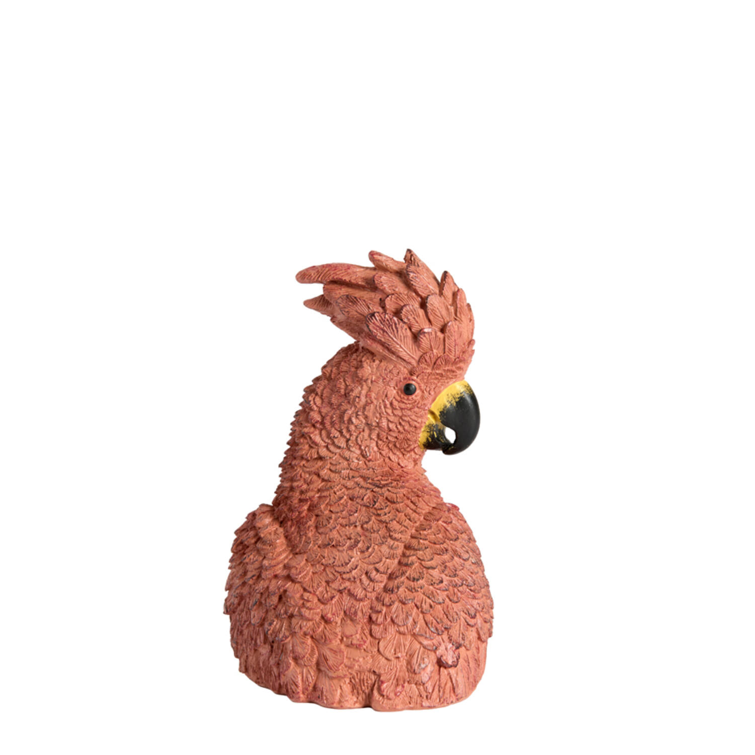 Ornament 10,5x9,5x16 cm PARROT dark pink