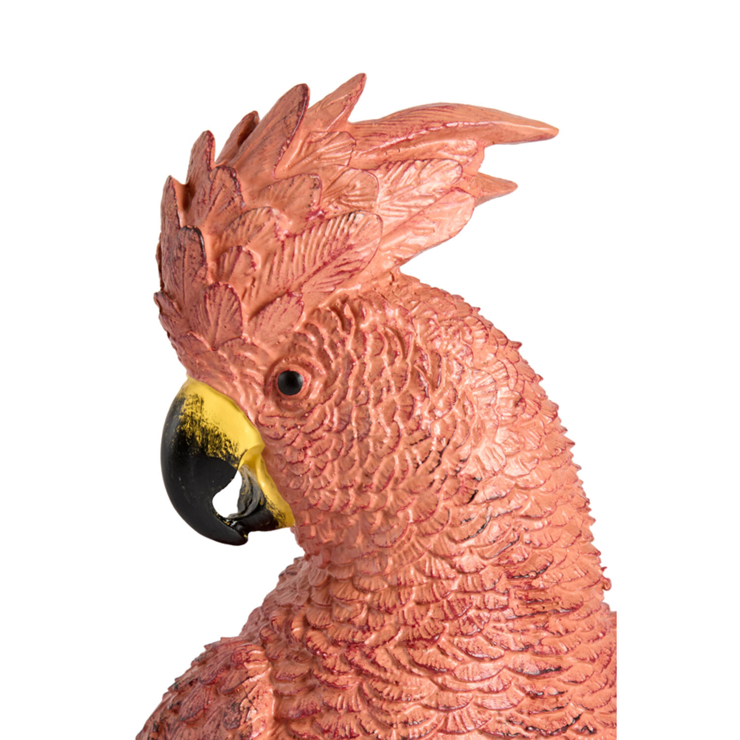 Ornament 10,5x9,5x16 cm PARROT dark pink