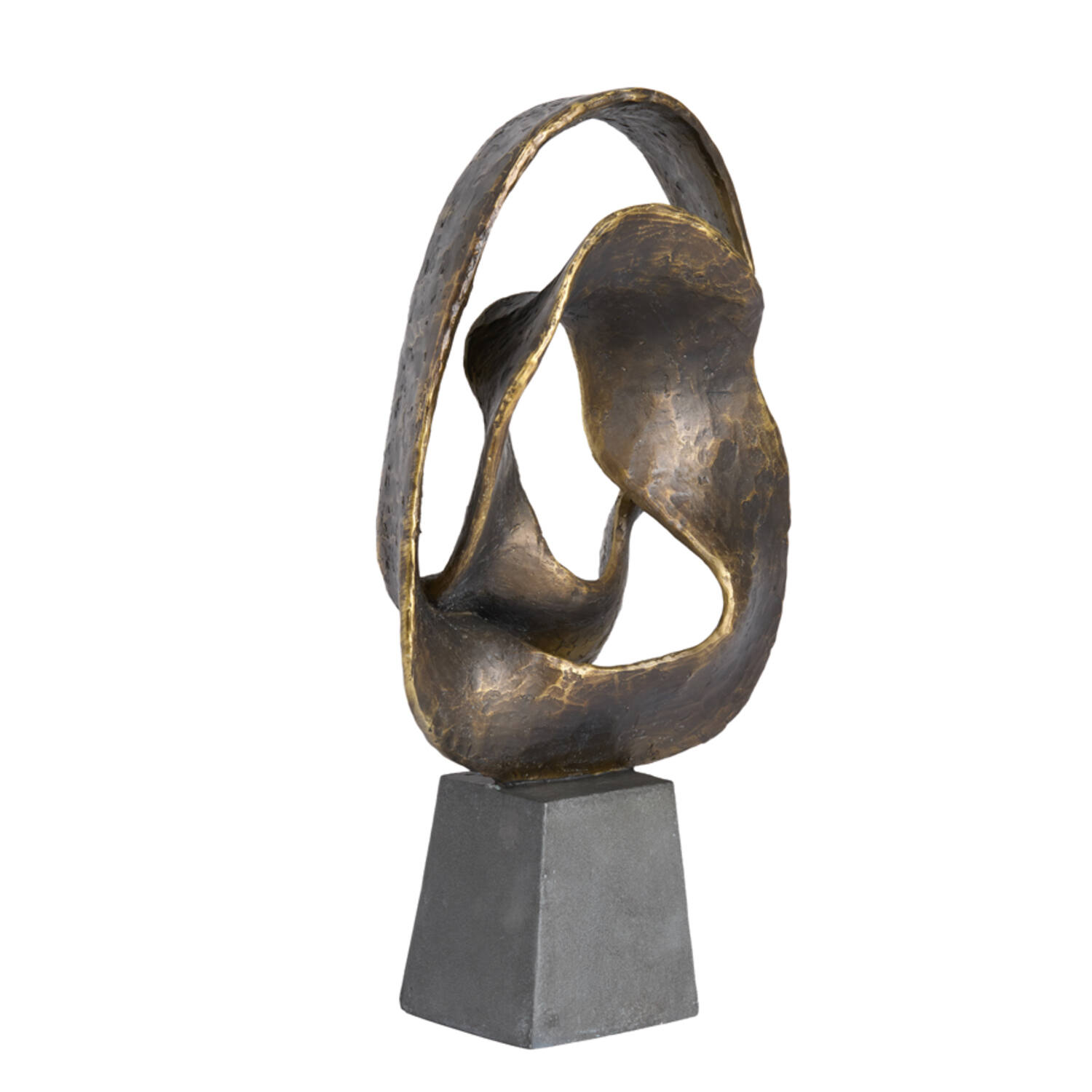 Ornament 25x16x47 cm ISOLDE antique bronze+black
