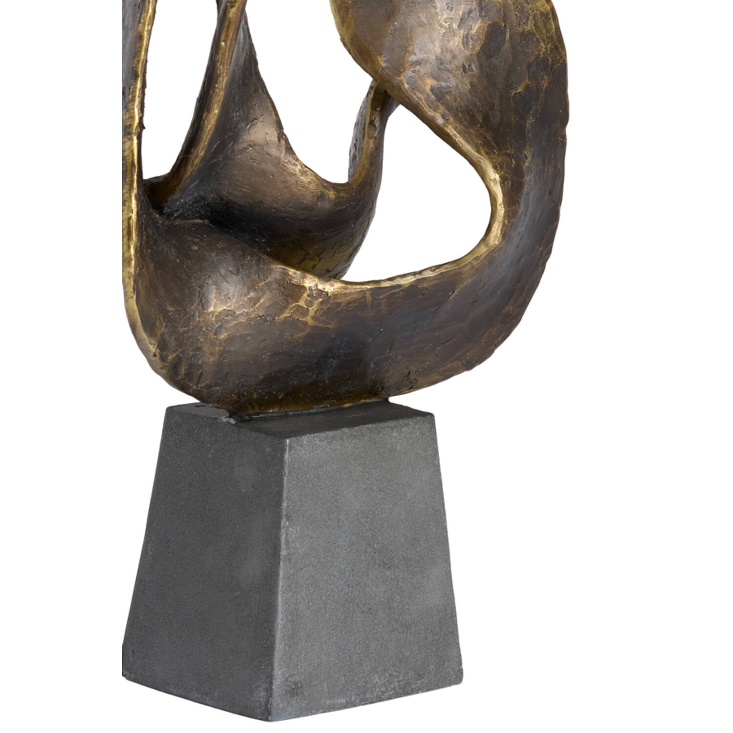 Ornament 25x16x47 cm ISOLDE antique bronze+black