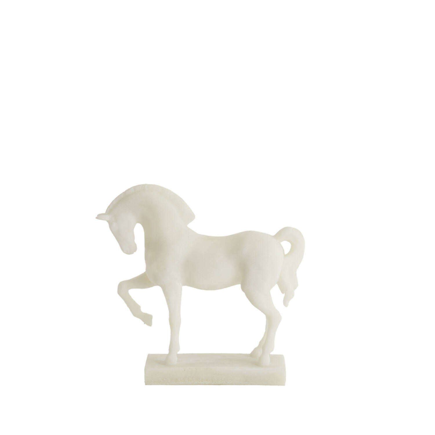 Ornament 31x10x29 cm HORSE cream
