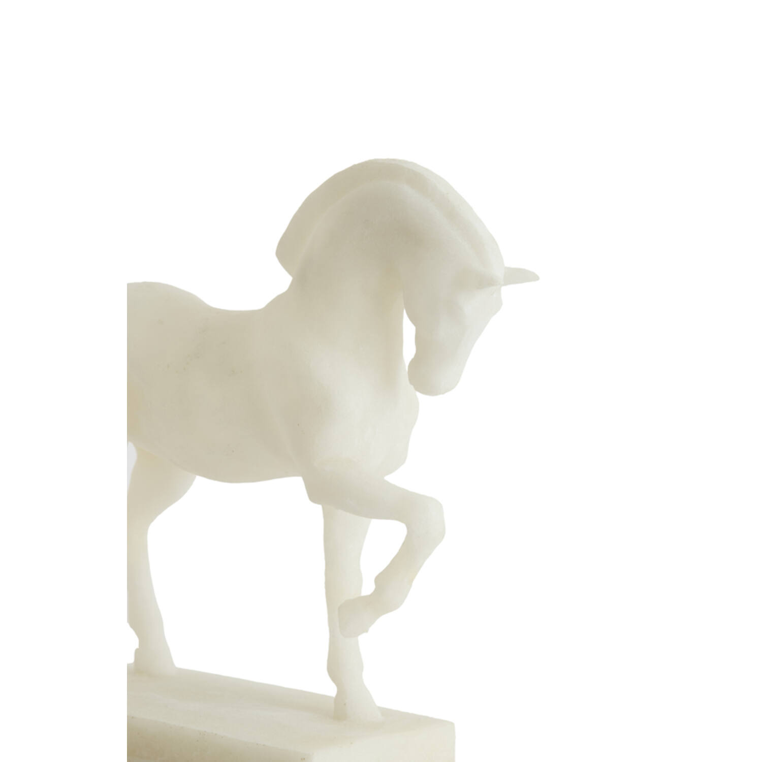 Ornament 31x10x29 cm HORSE cream