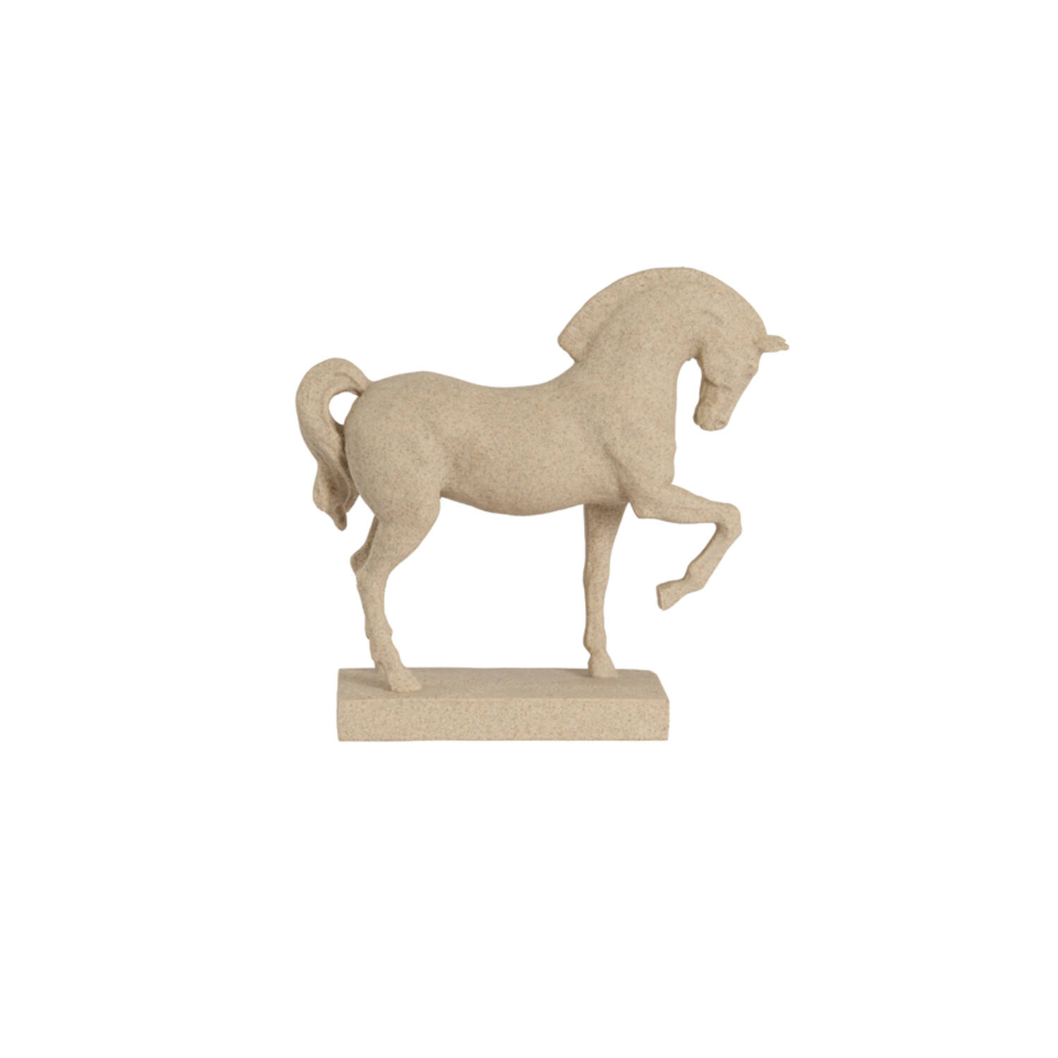 Ornament 31x10x29 cm HORSE sand