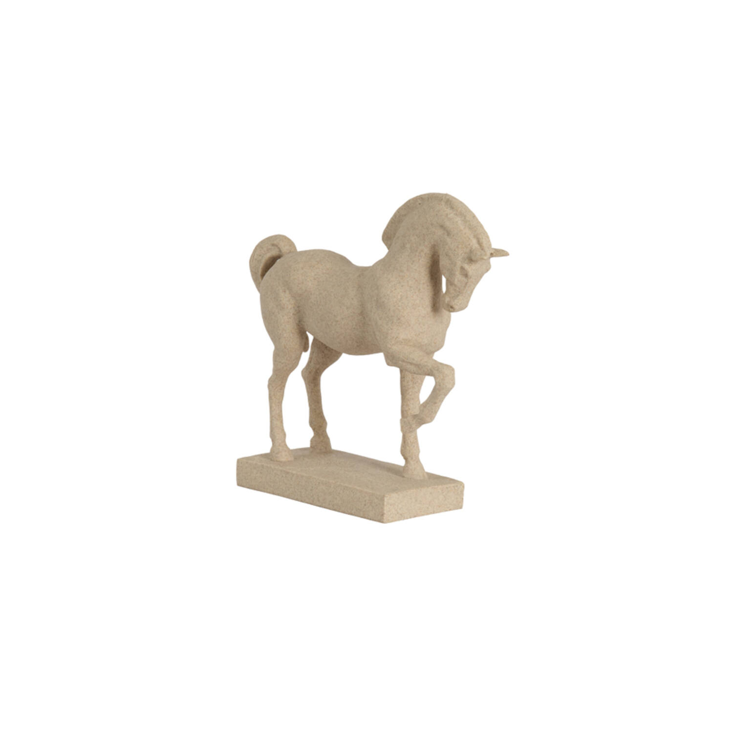 Ornament 31x10x29 cm HORSE sand