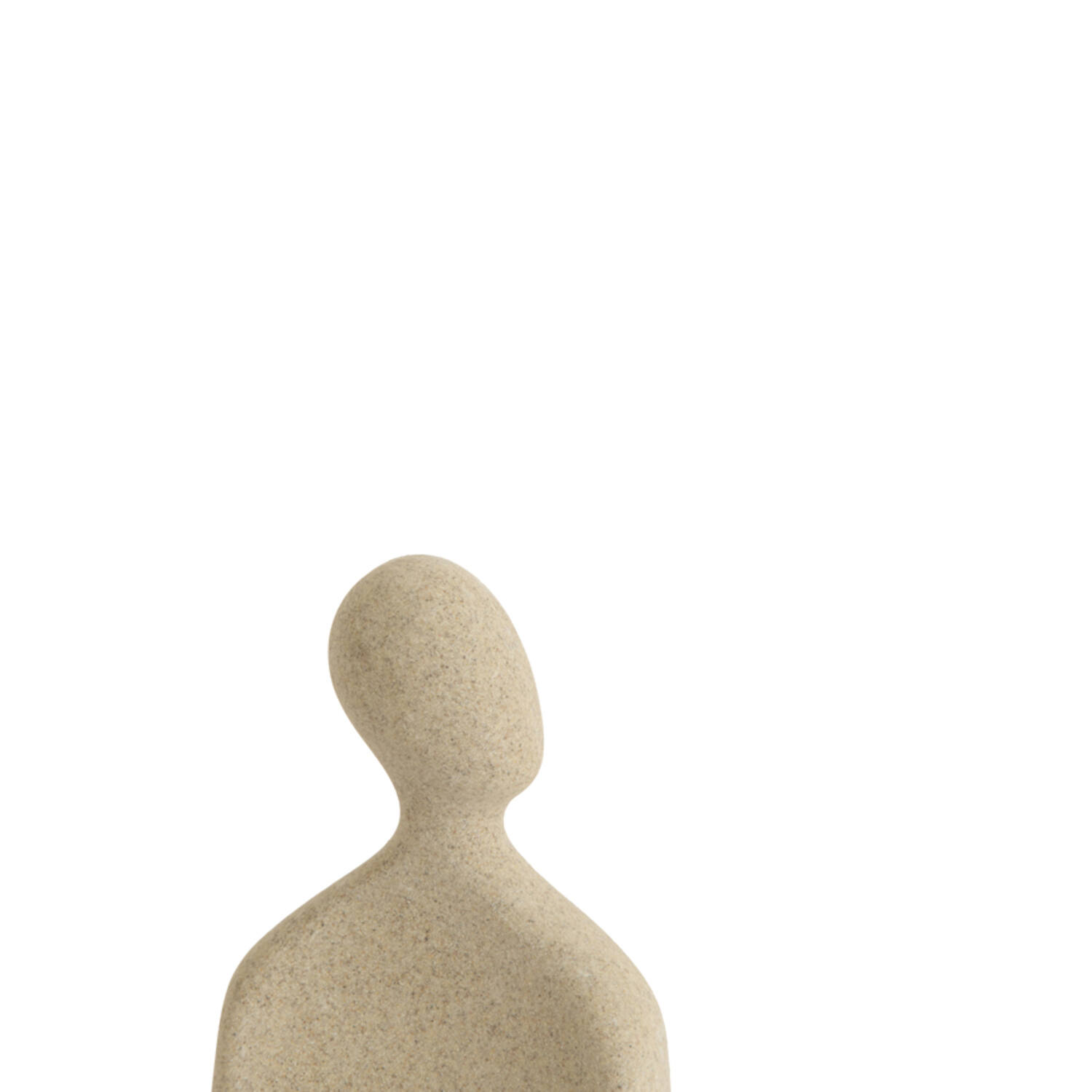 Ornament 12x5,5x16 cm HEAD sand