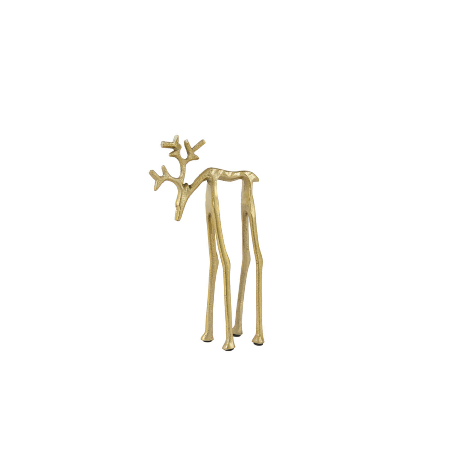 Ornament 15x6x25 cm DEER gold