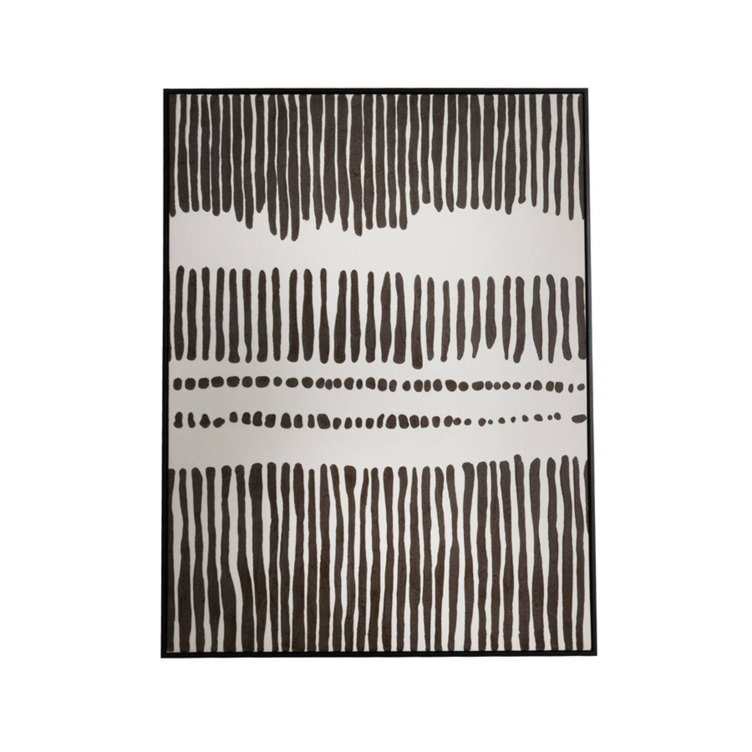 Wall ornament 90x3x120 cm PRADERA cream+dark brown