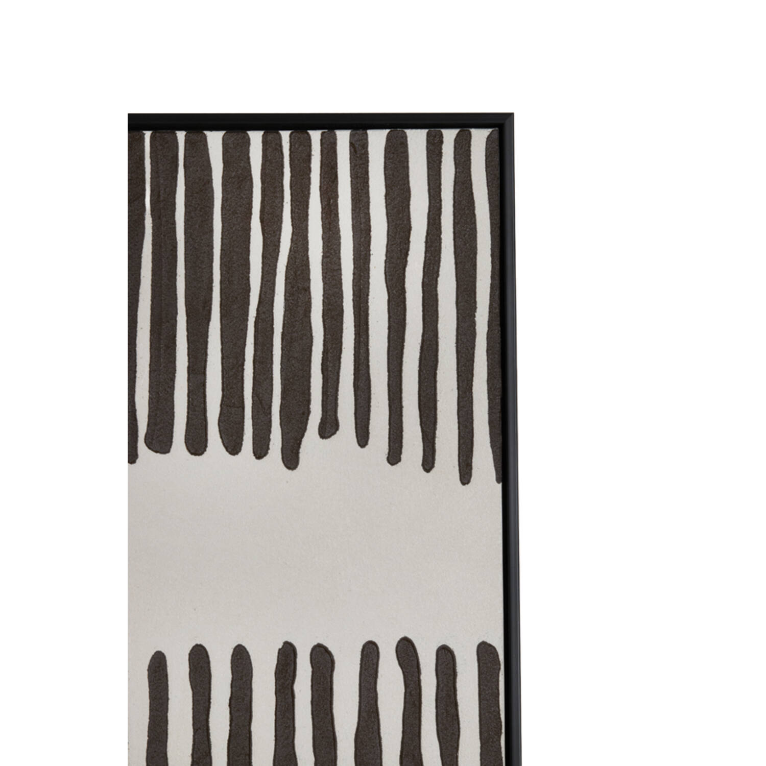 Wall ornament 90x3x120 cm PRADERA cream+dark brown
