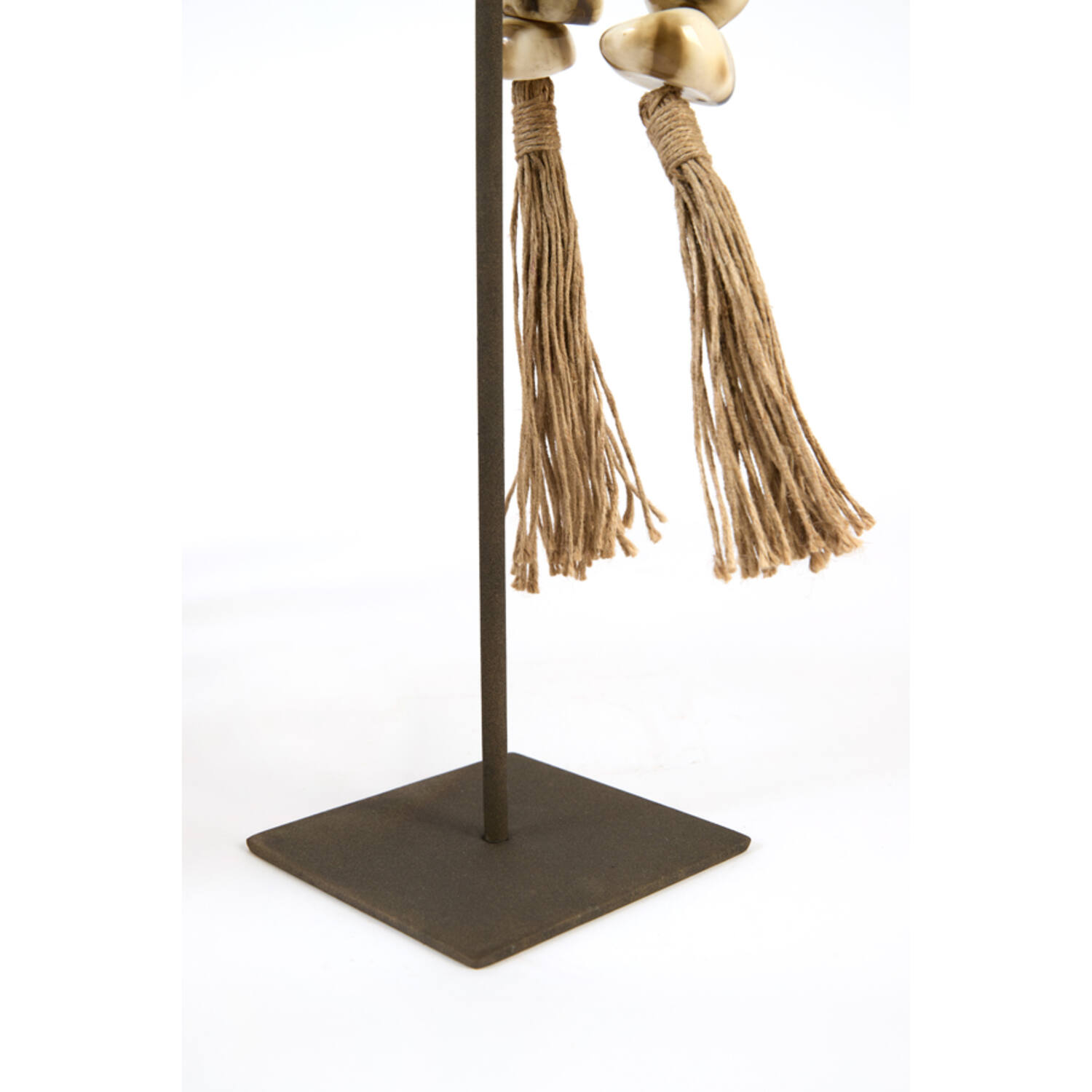 Ornament on base 12,5x12,5x50 cm CURTANI cream-brown+brown