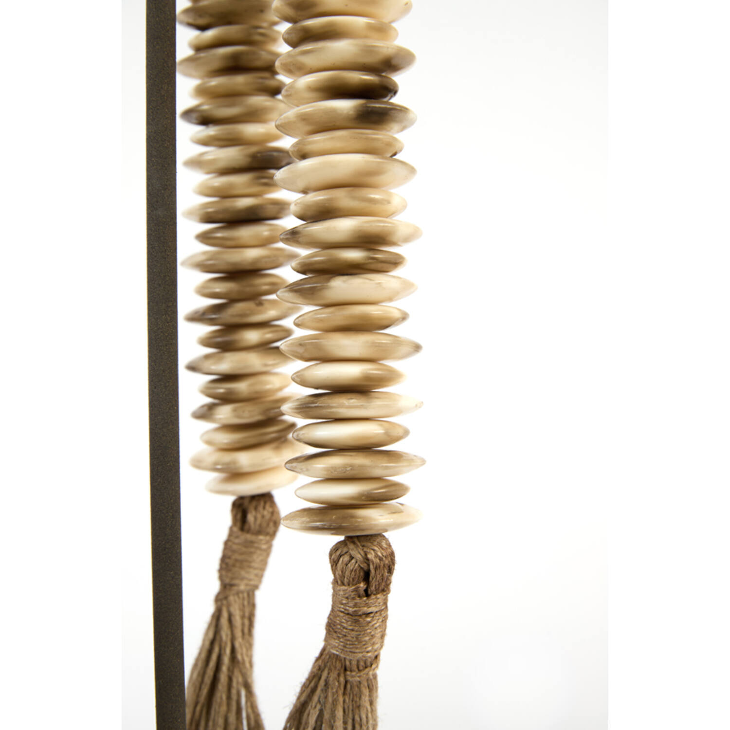 Ornament on base 12,5x12,5x50 cm CURTANO cream-brown+brown