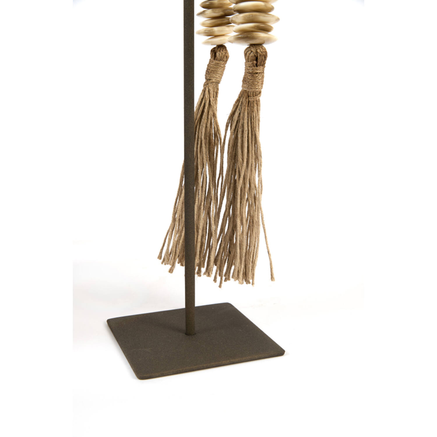 Ornament on base 12,5x12,5x50 cm CURTANO cream-brown+brown