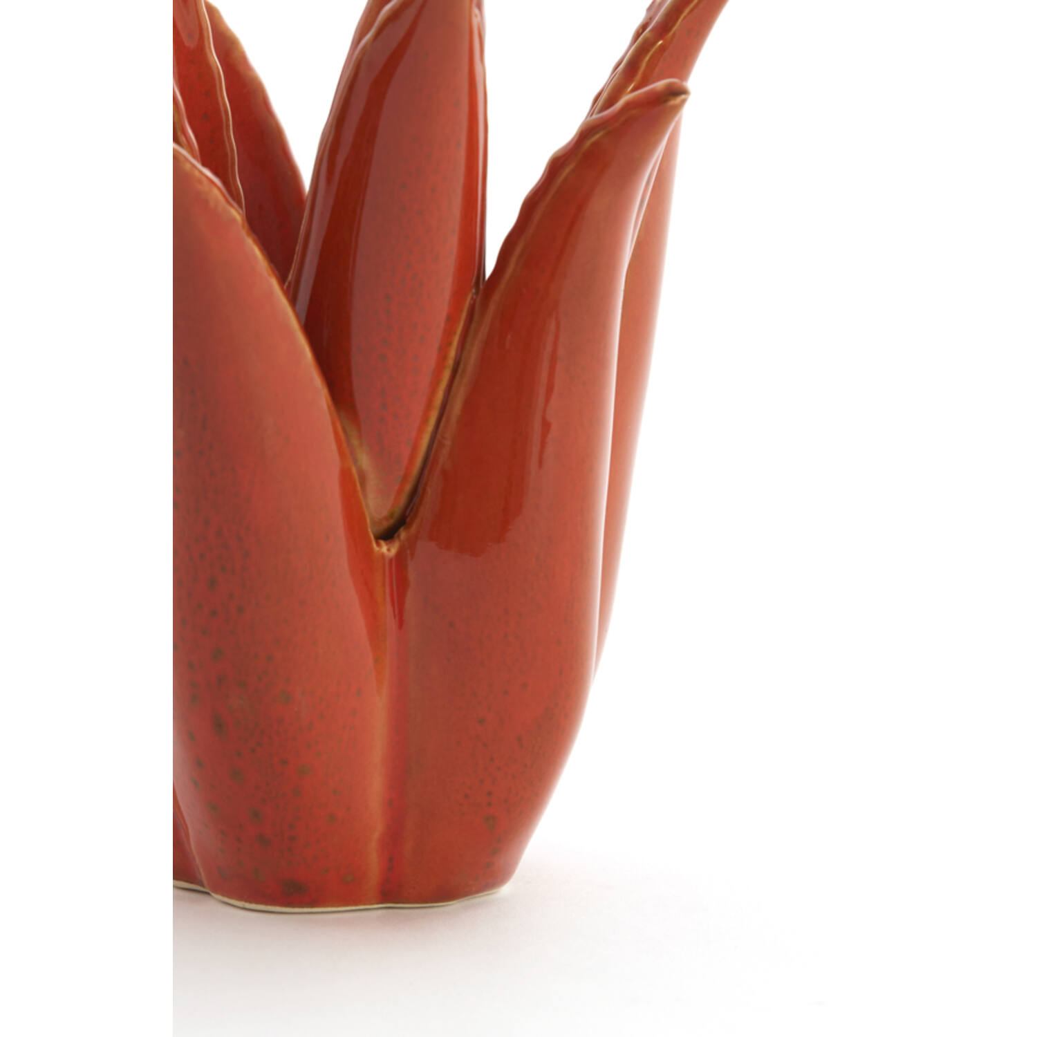 Tealight Ø13x15 cm CACTUS ceramics orange