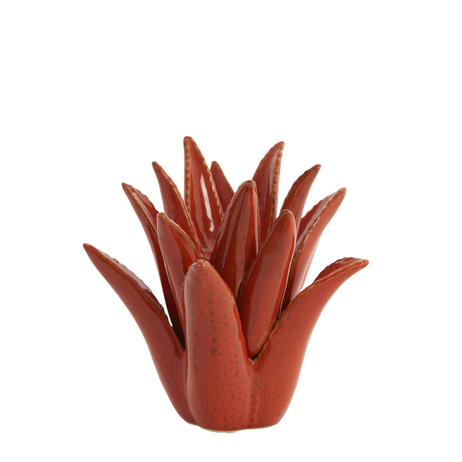 Tealight Ø21x21 cm CACTUS ceramics orange
