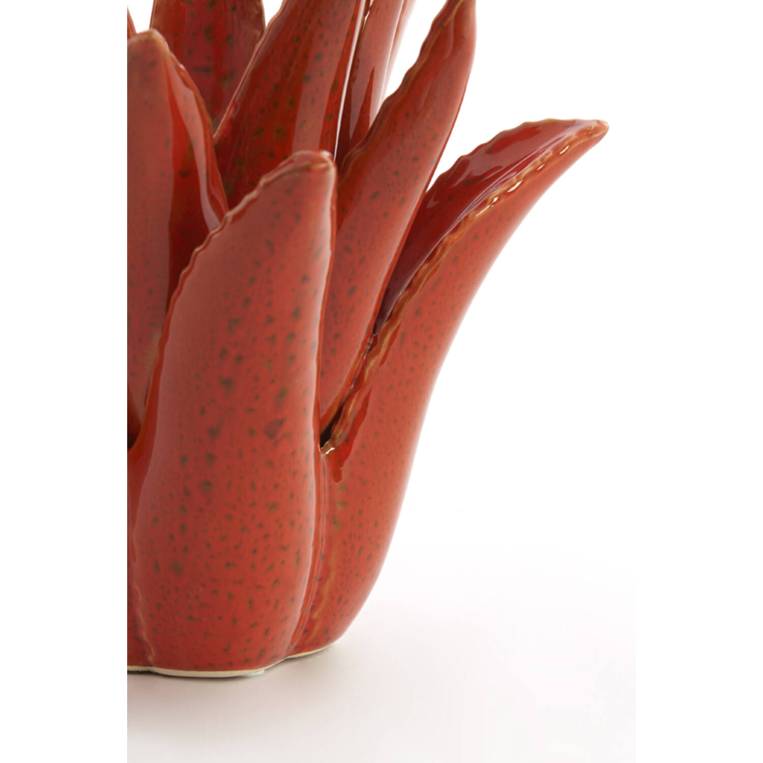 Tealight Ø21x21 cm CACTUS ceramics orange