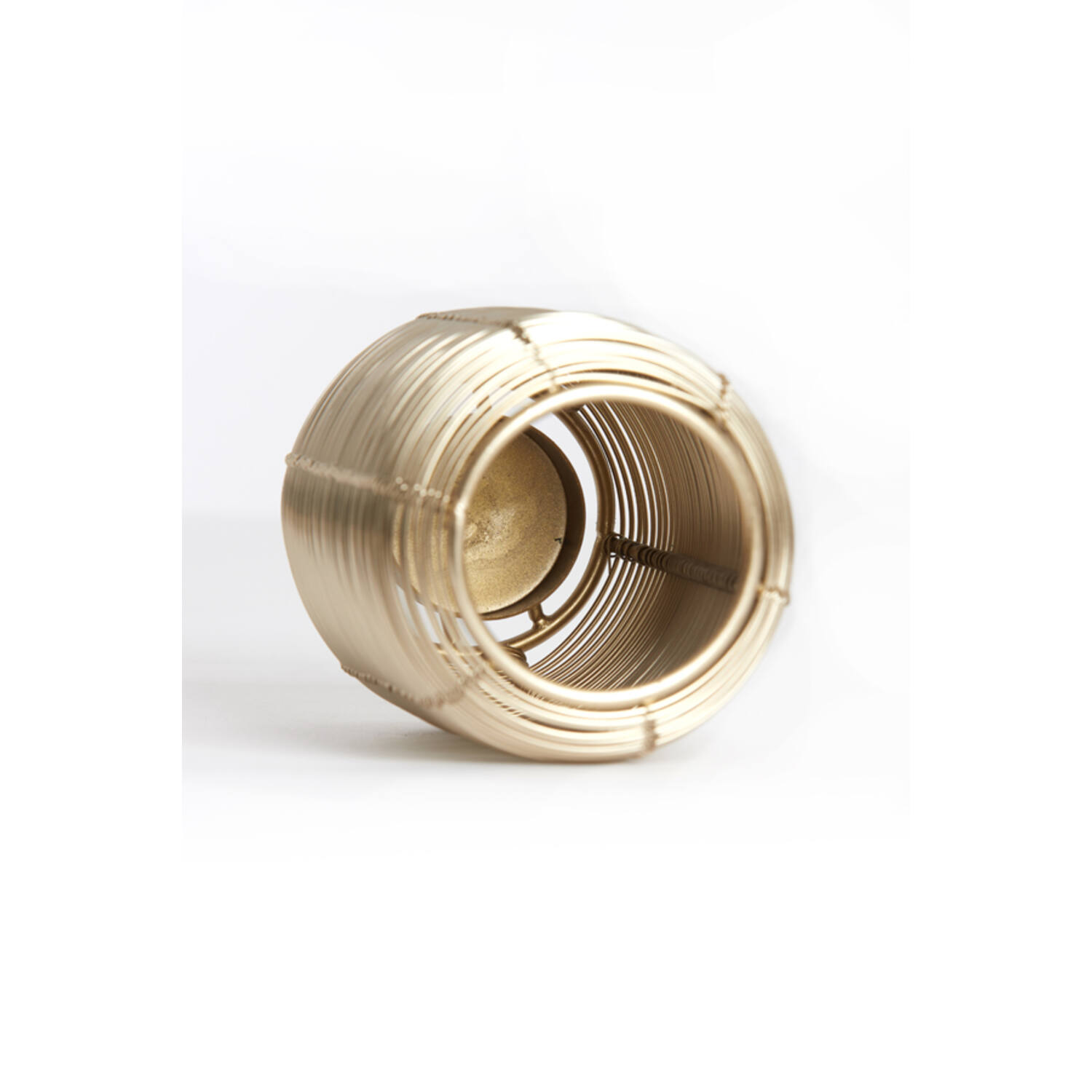 Tealight Ø9x13 cm BIANU light gold