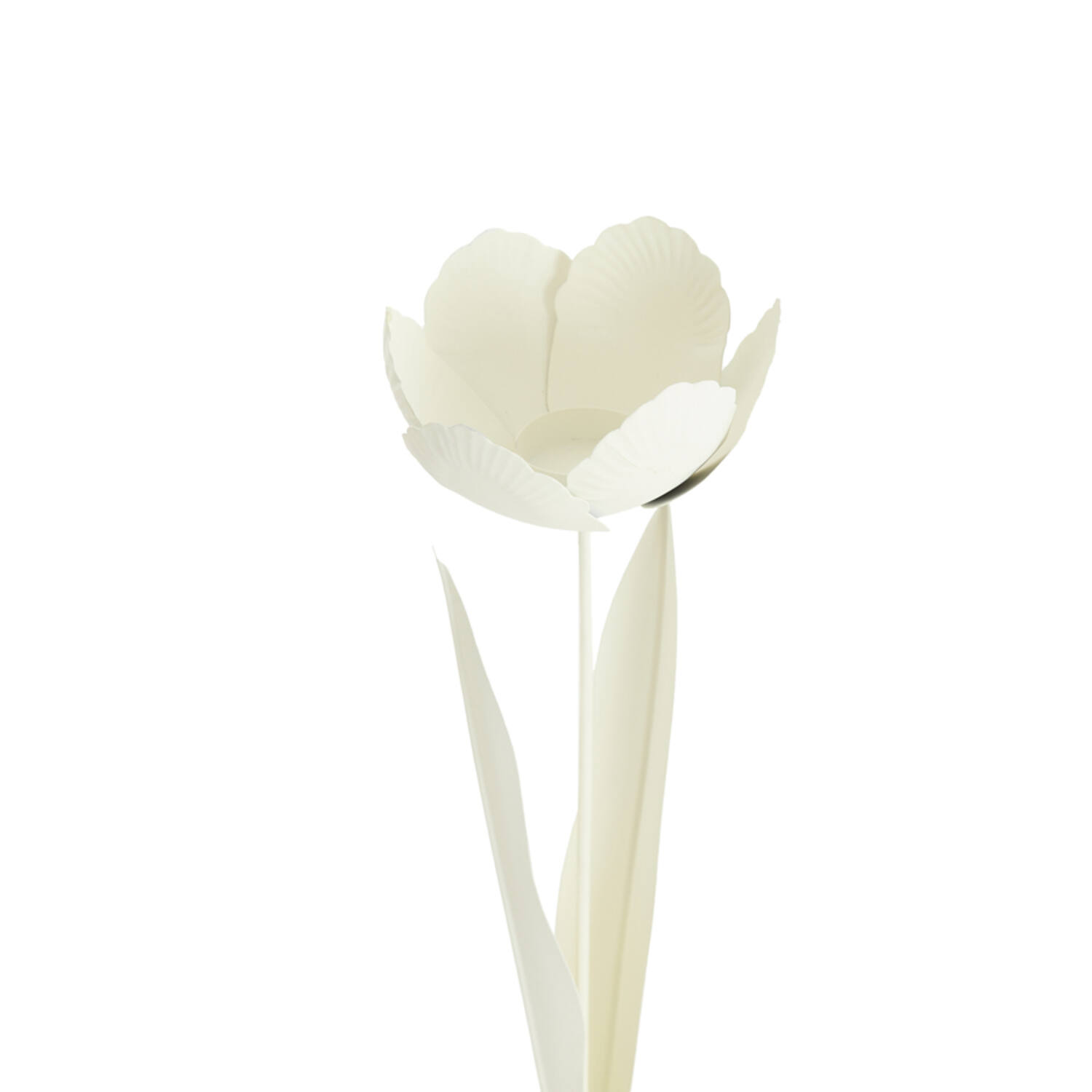 Tealight on base Ø12x41 cm ALFORI cream