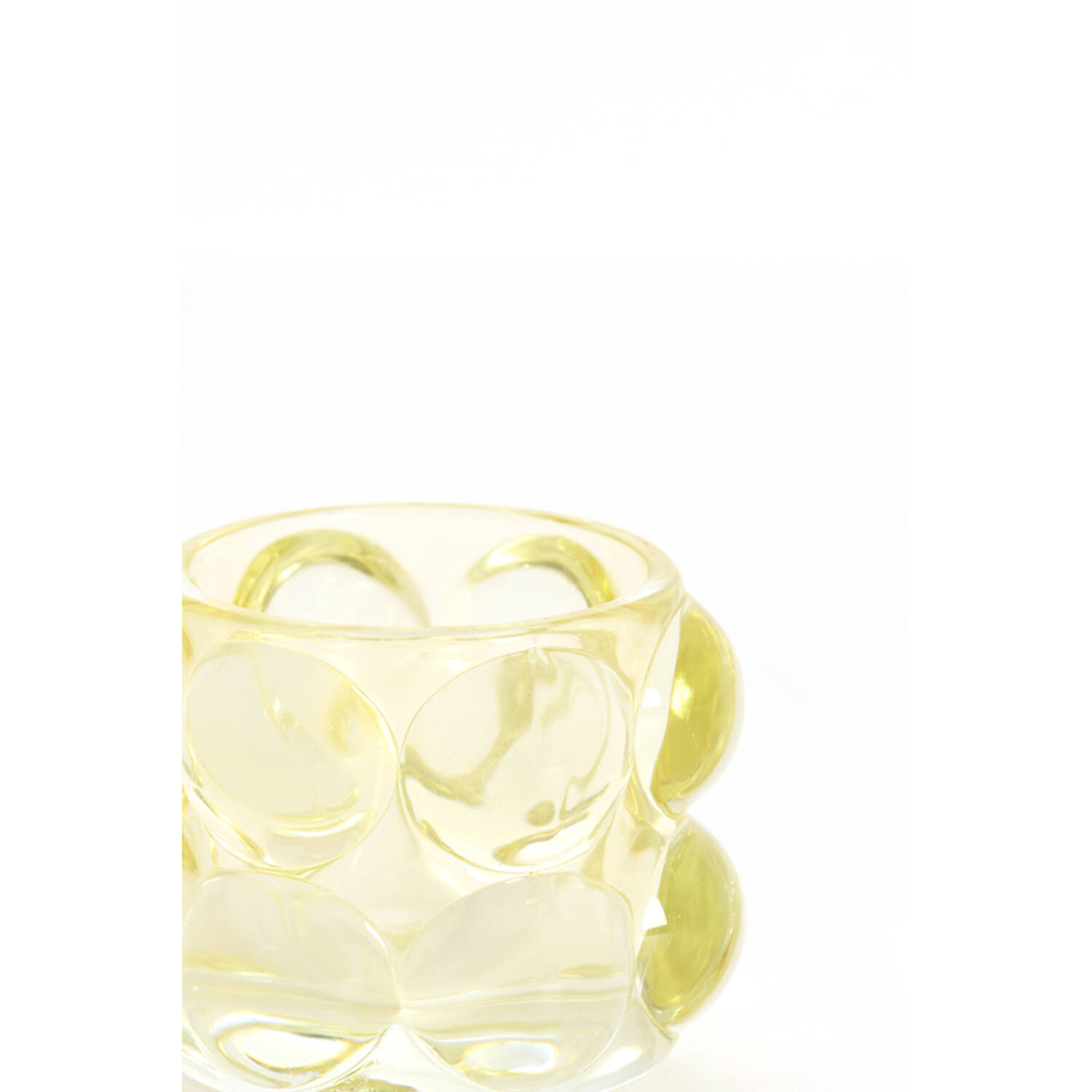 Tealight Ø8,5x6,5 cm ZADAR glass yellow