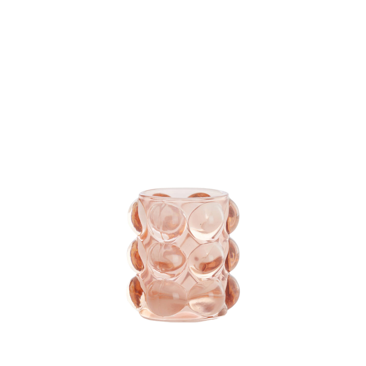 Tealight Ø8,5x9 cm ZADAR glass peach