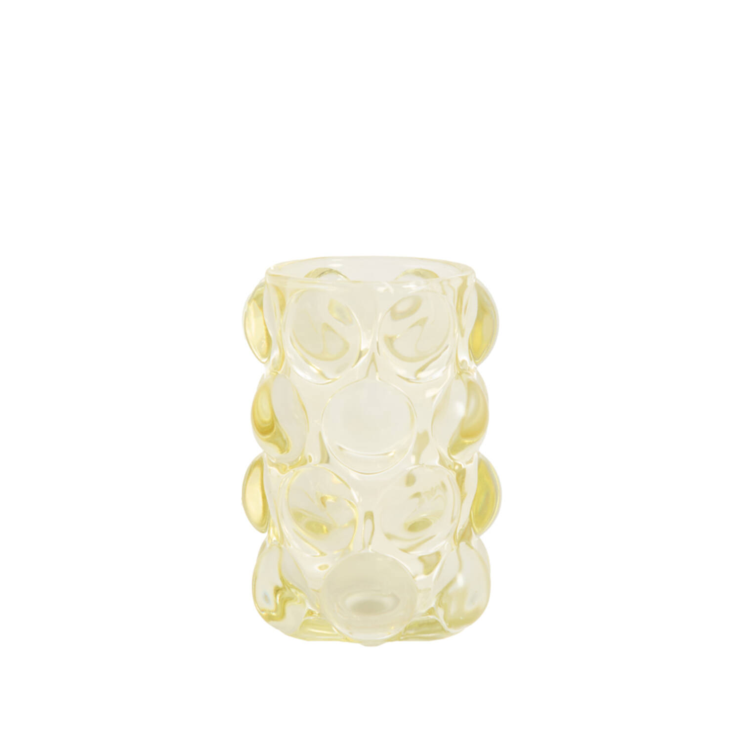 Tealight Ø8,5x12,5 cm ZADAR glass yellow