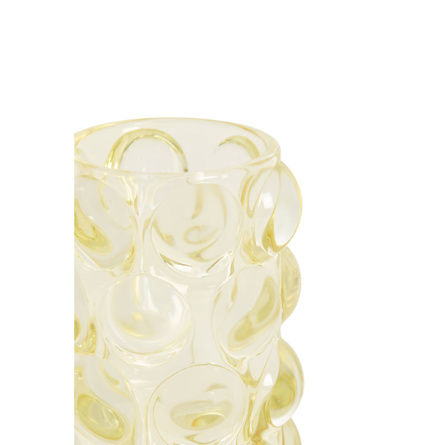 Tealight Ø8,5x12,5 cm ZADAR glass yellow