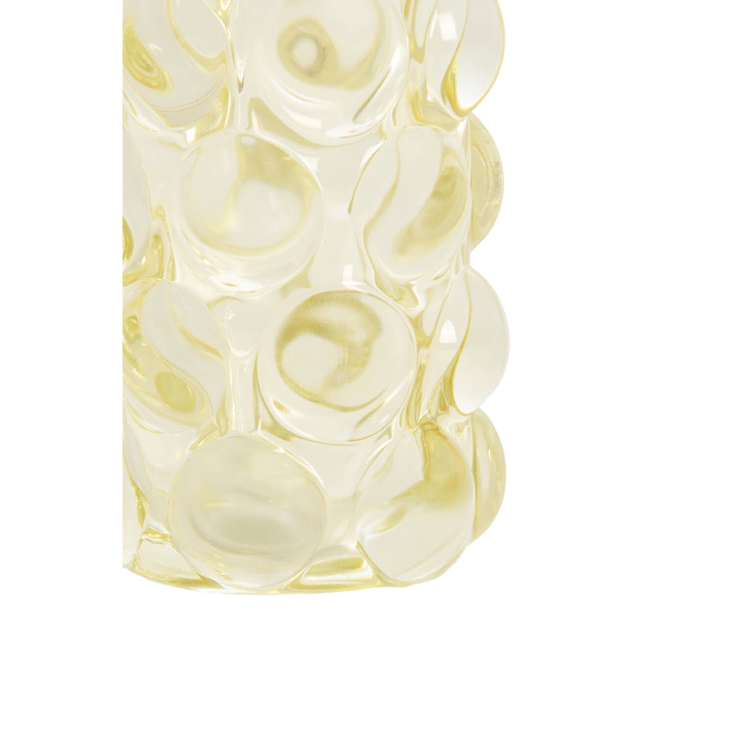 Tealight Ø8,5x12,5 cm ZADAR glass yellow