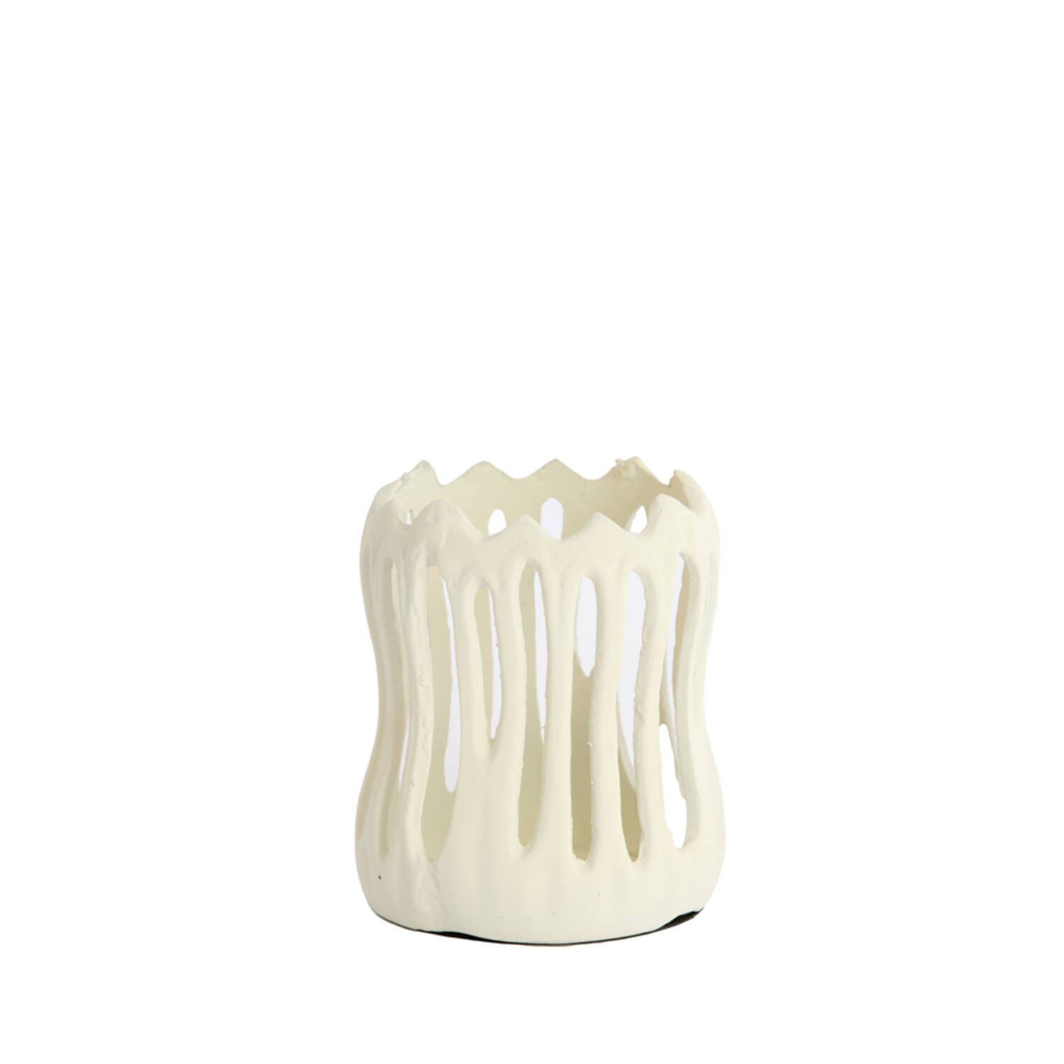Tealight Ø11x13 cm TIVOLI matt cream