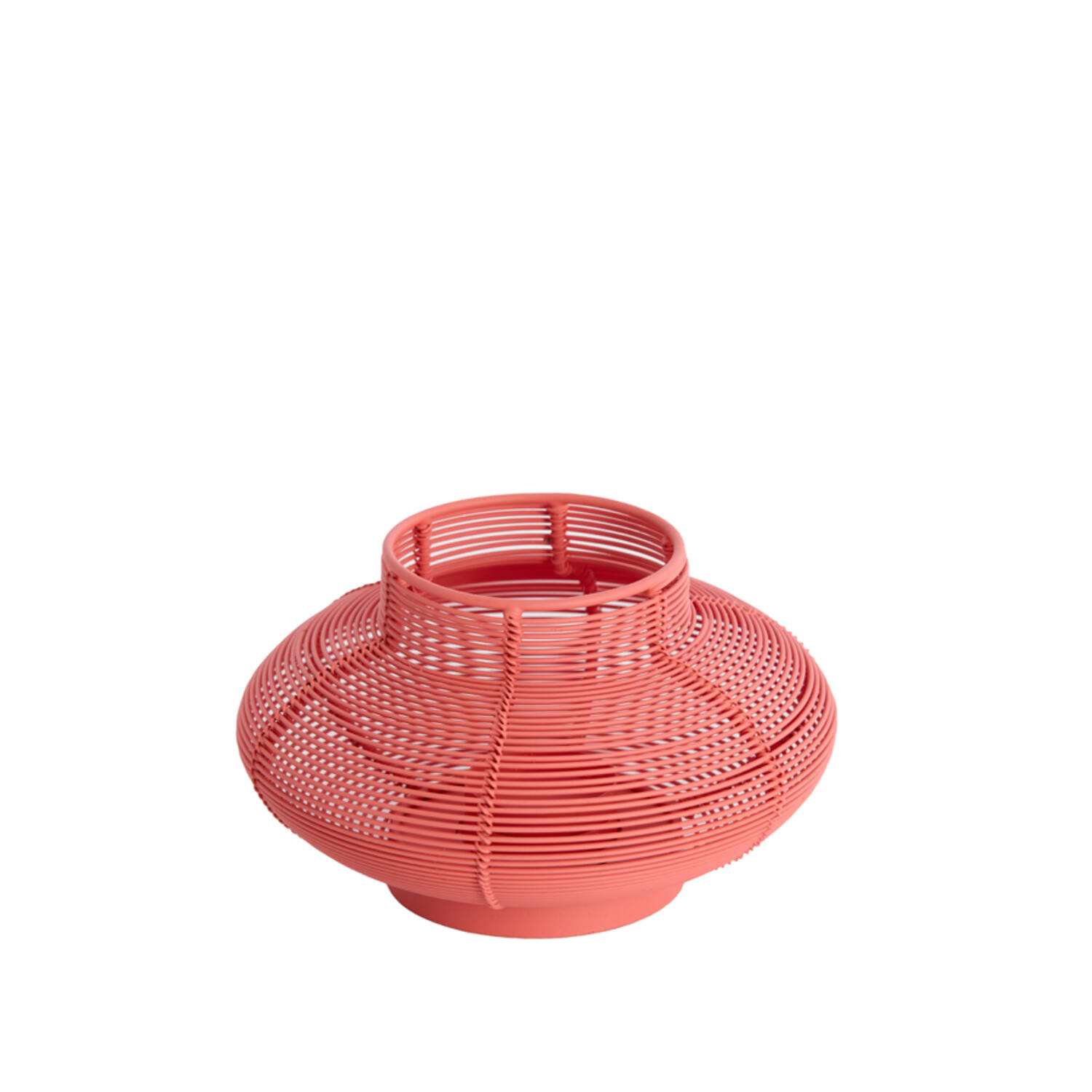 Tealight Ø15x10 cm SESTINO matt coral